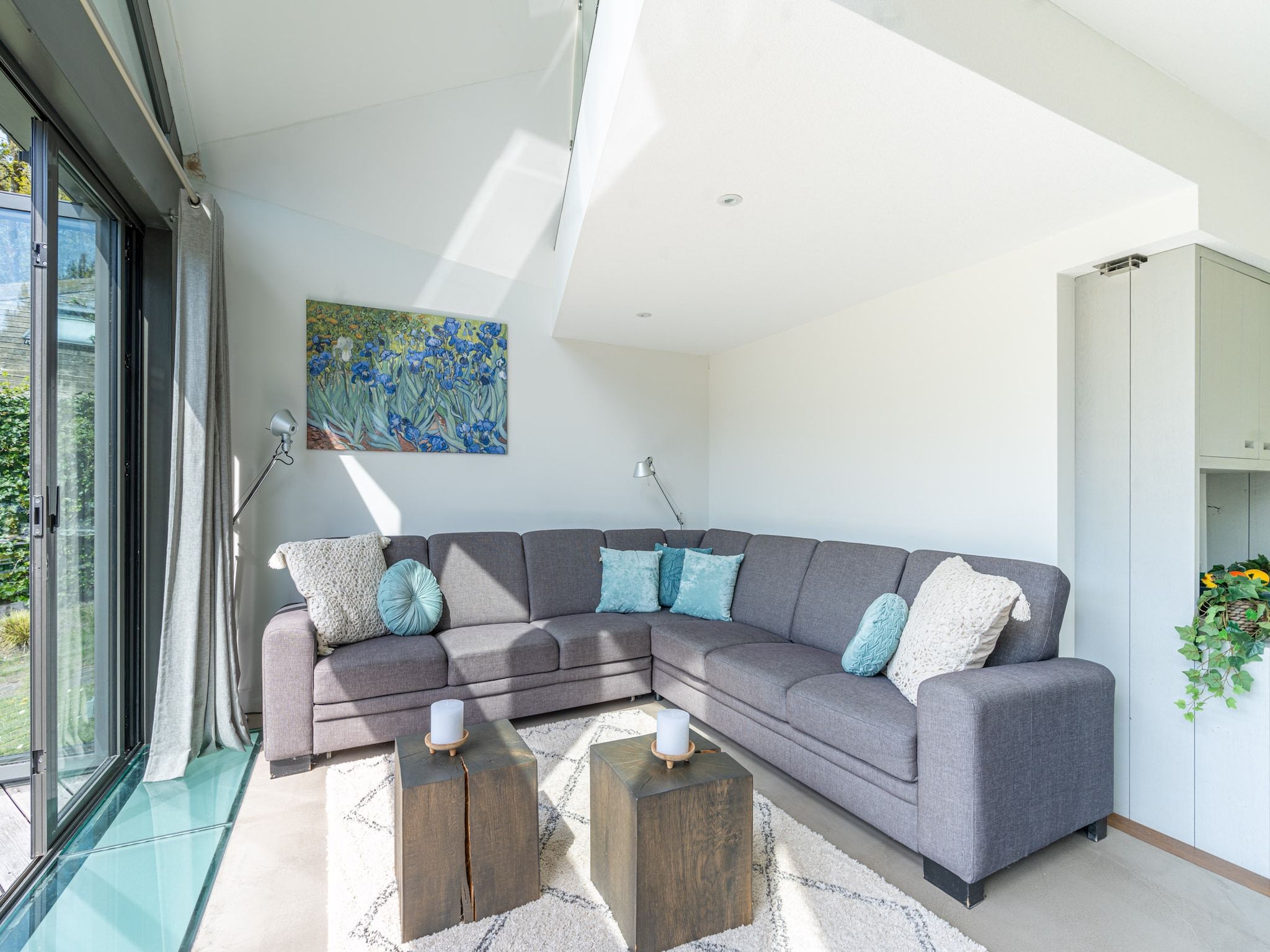 De woonkamer van Duynzoom 5 in De Koog