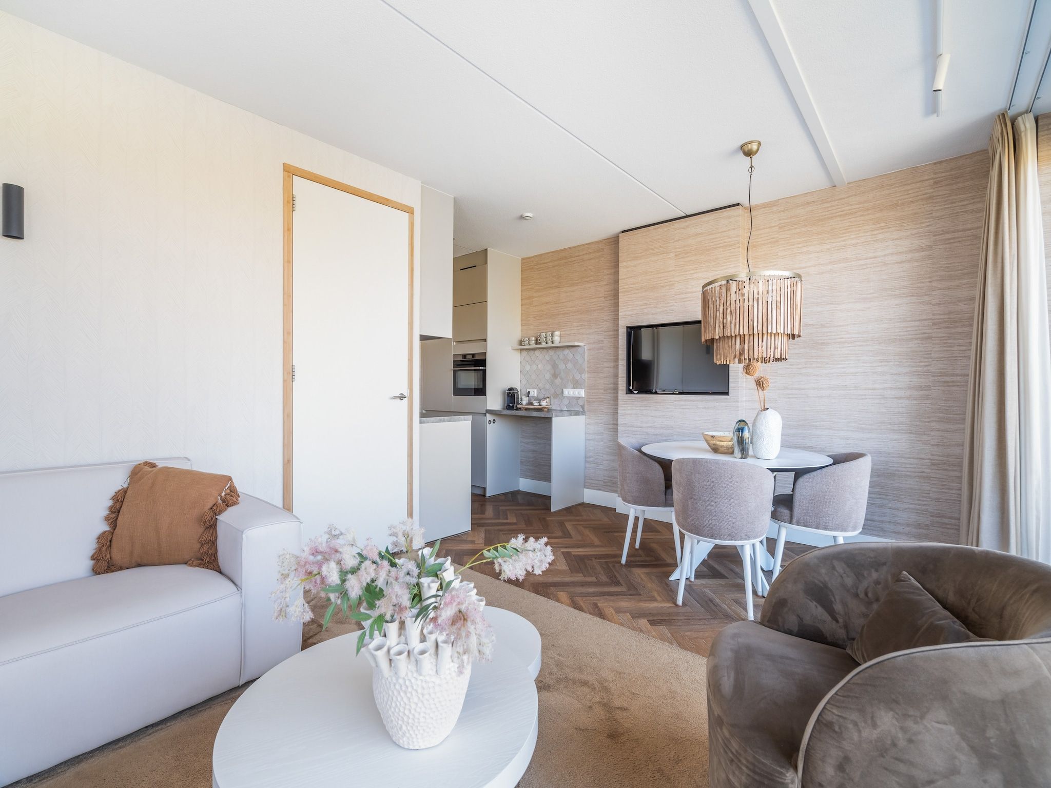 De woonkamer van Apartment Bries| 4 Persons in Sint Maartenszee