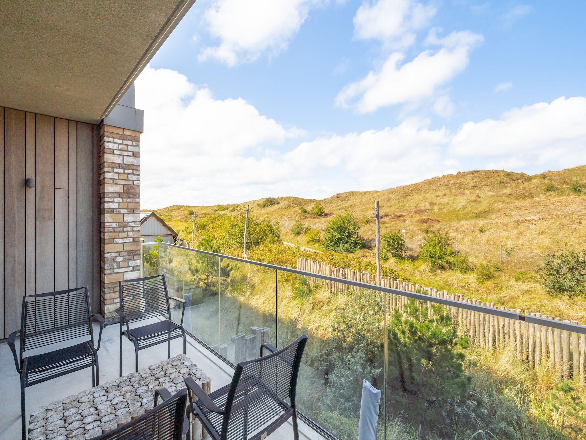 Het terras van Apartment Bries| 4 Persons in Sint Maartenszee