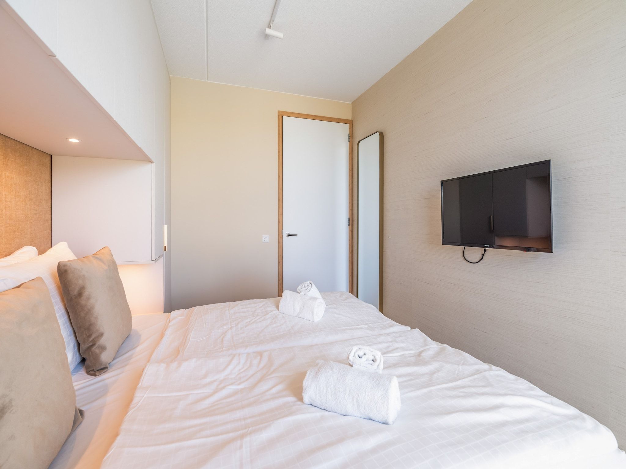 Een slaapkamer van Apartment Bries| 4 Persons in Sint Maartenszee