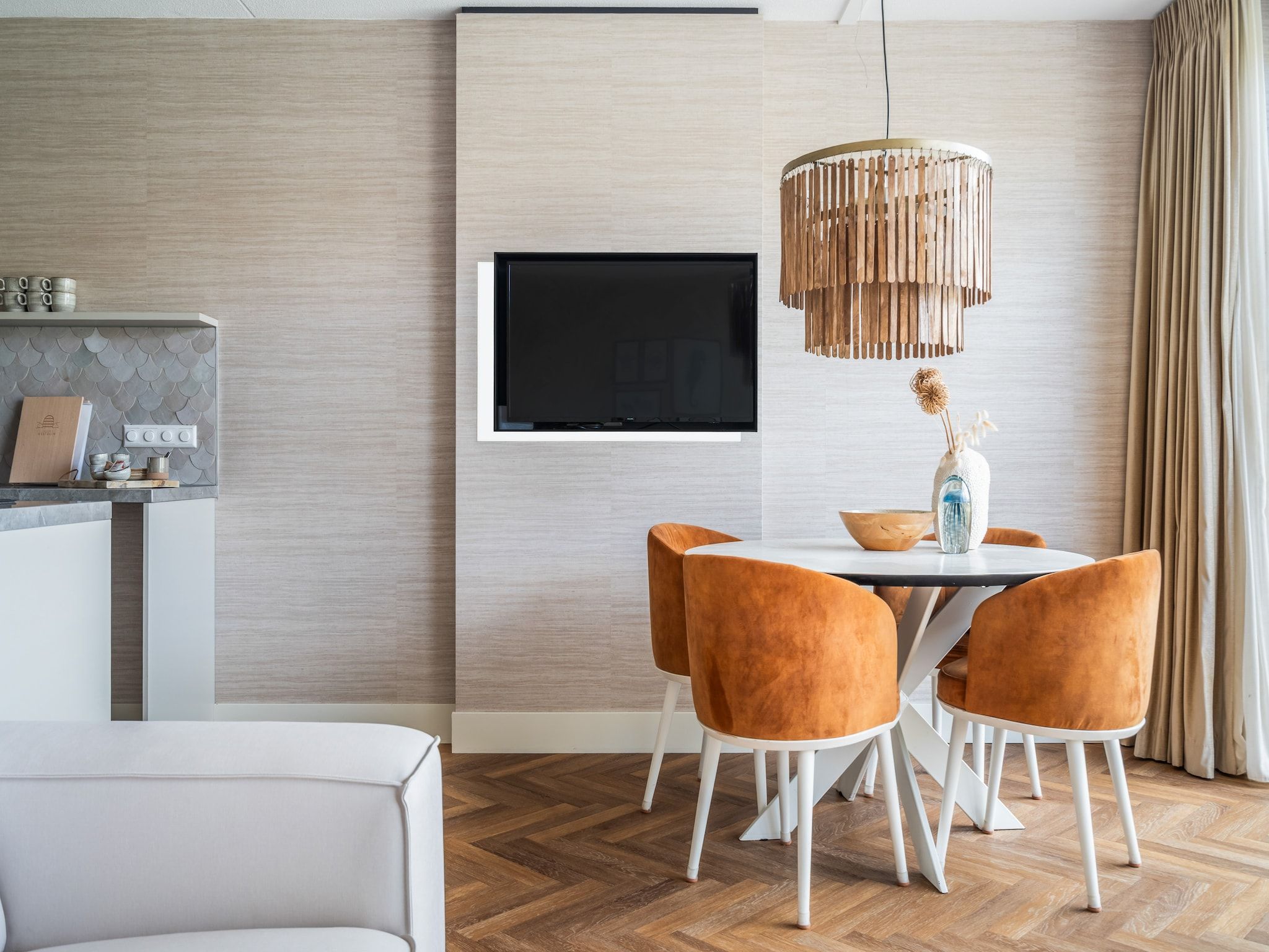 De eetkamer van Apartment Zand | 4 Persons in Sint Maartenszee