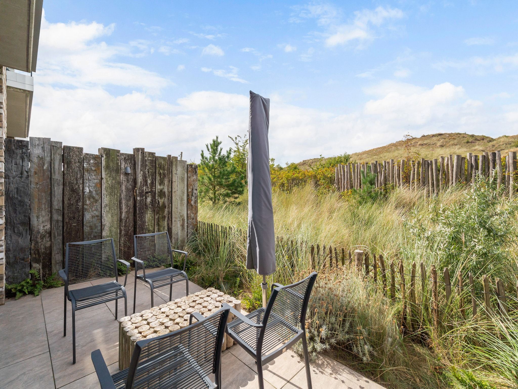 Het terras van Apartment Zand | 4 Persons in Sint Maartenszee