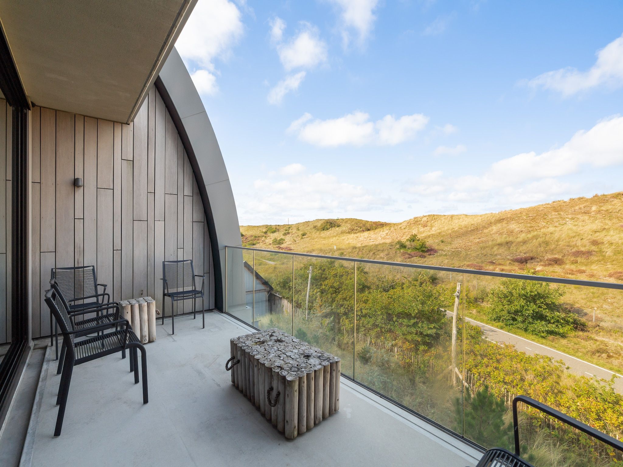 Het terras van Penthouse Zilt | 6 Persons in Sint Maartenszee