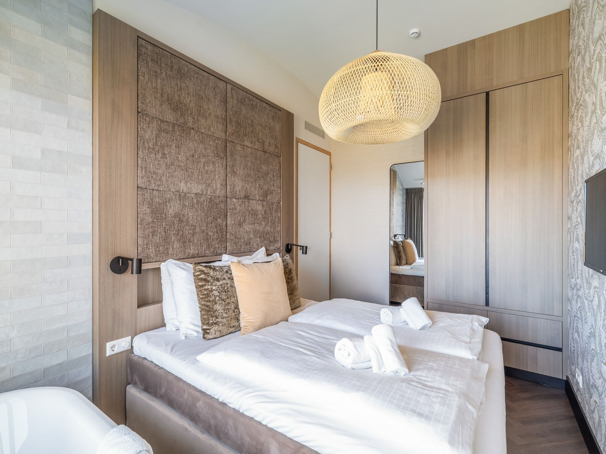 Een slaapkamer van Penthouse Zilt | 6 Persons in Sint Maartenszee