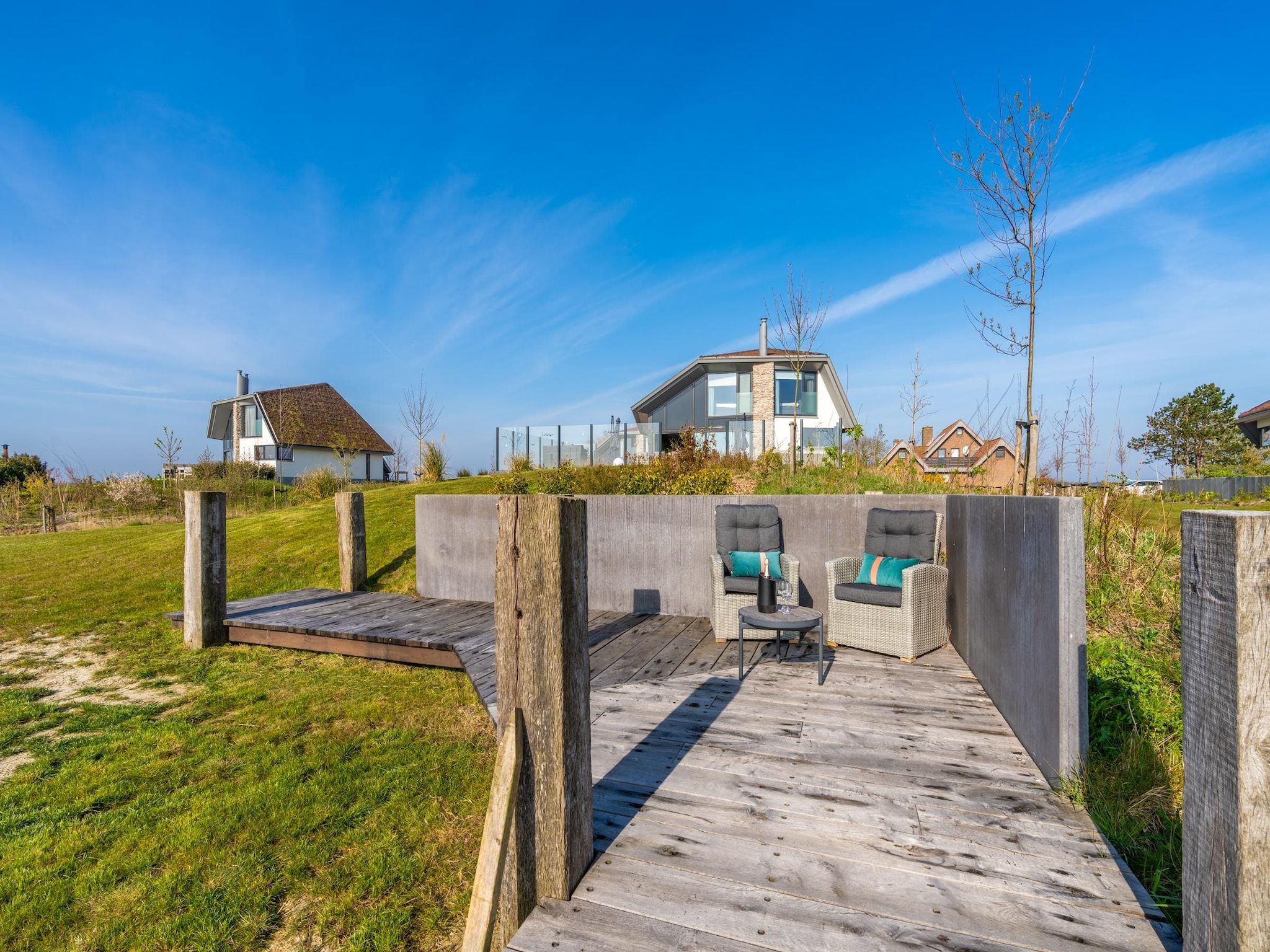 De tuin van Waalerburght 18 in De Waal