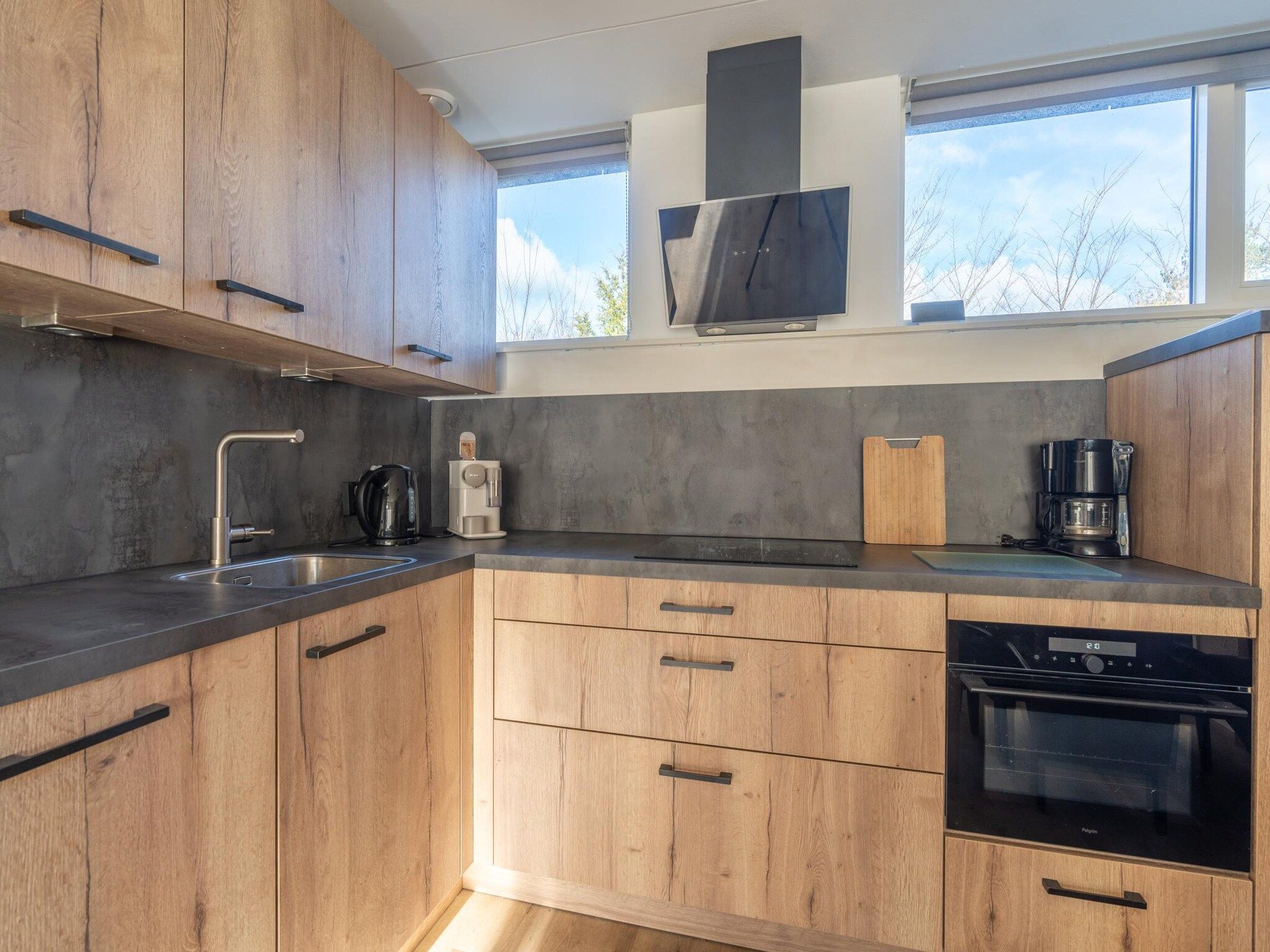 De keuken van De parel 164 in De Koog