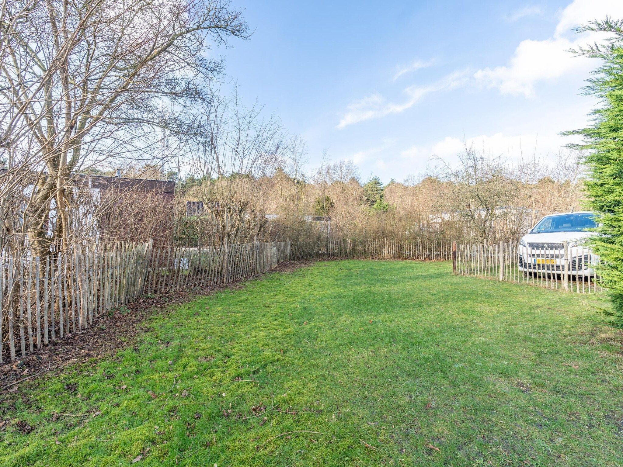 De tuin van De parel 164 in De Koog