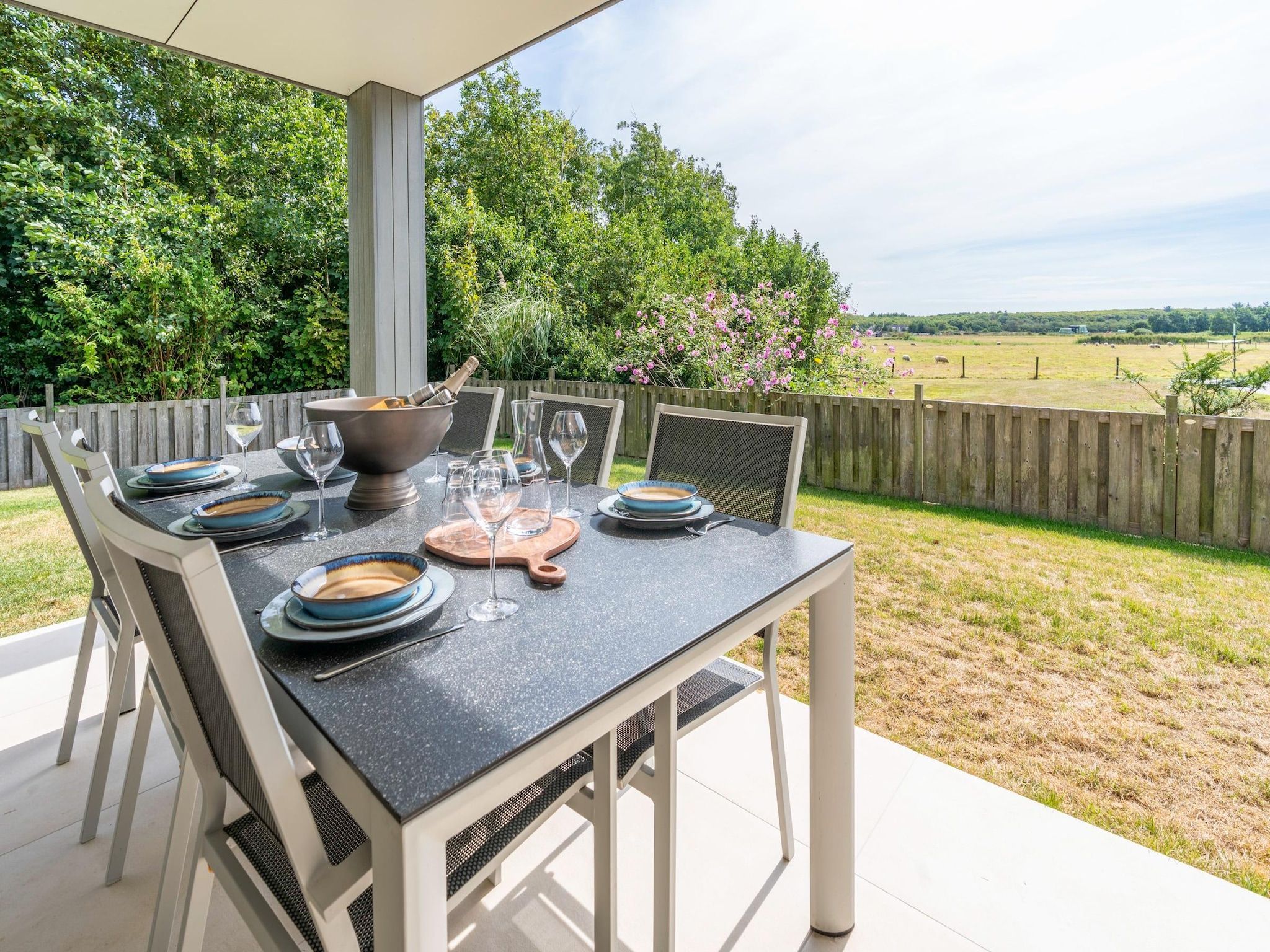 Het uitzicht vanaf Orchismient 39 in De Koog