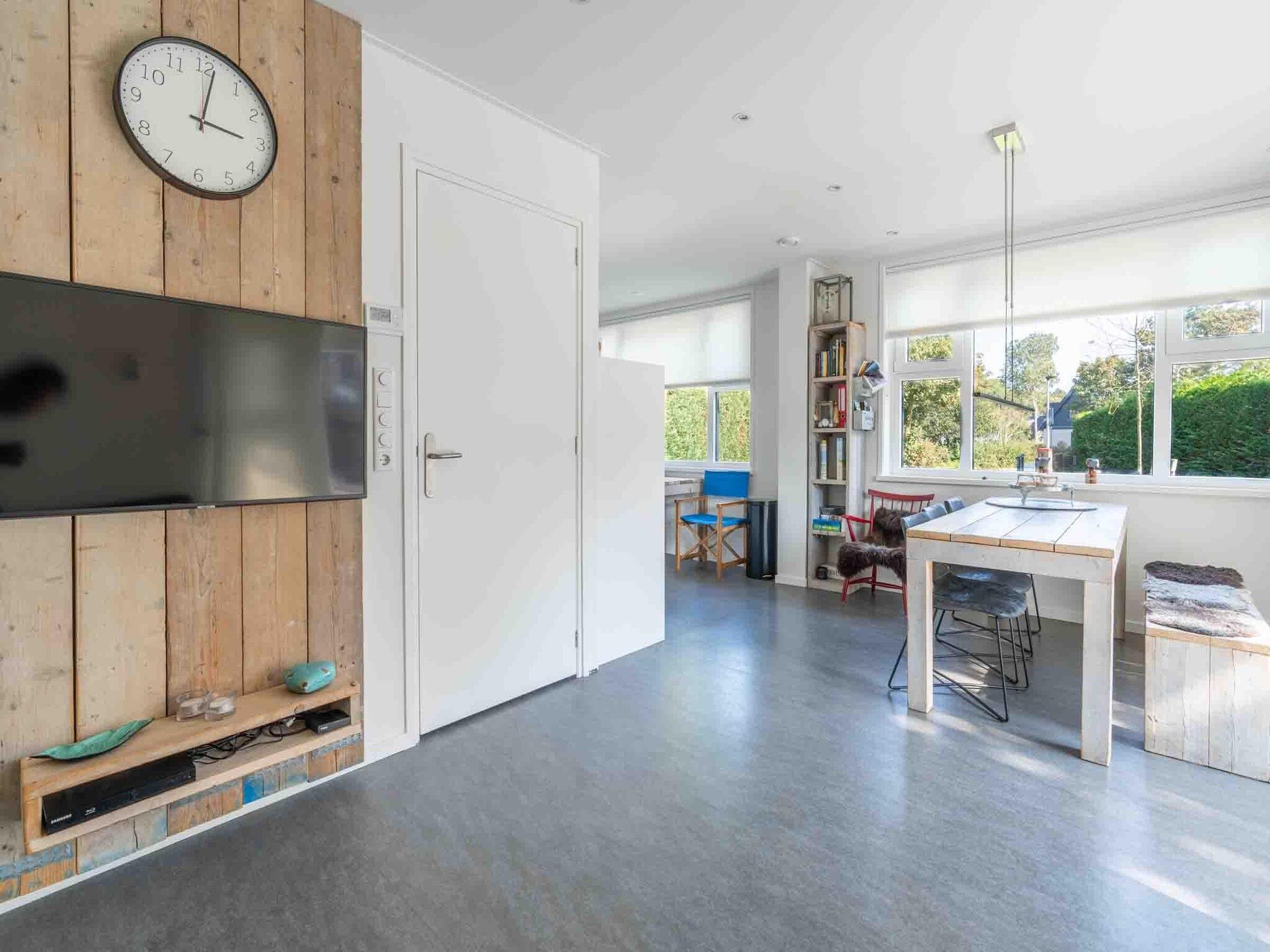 De woonkamer van Epelaan 34 in De Koog