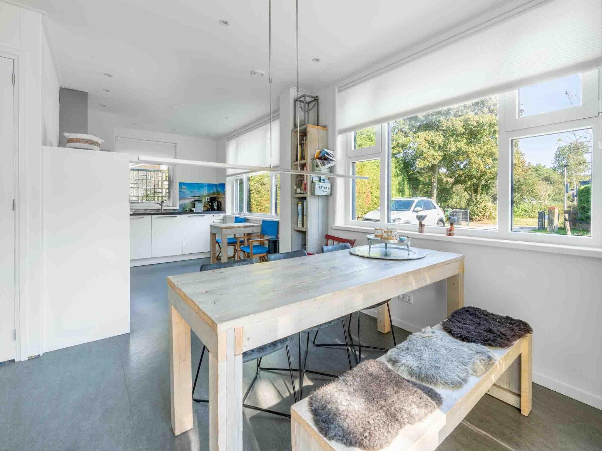 De woonkamer van Epelaan 34 in De Koog