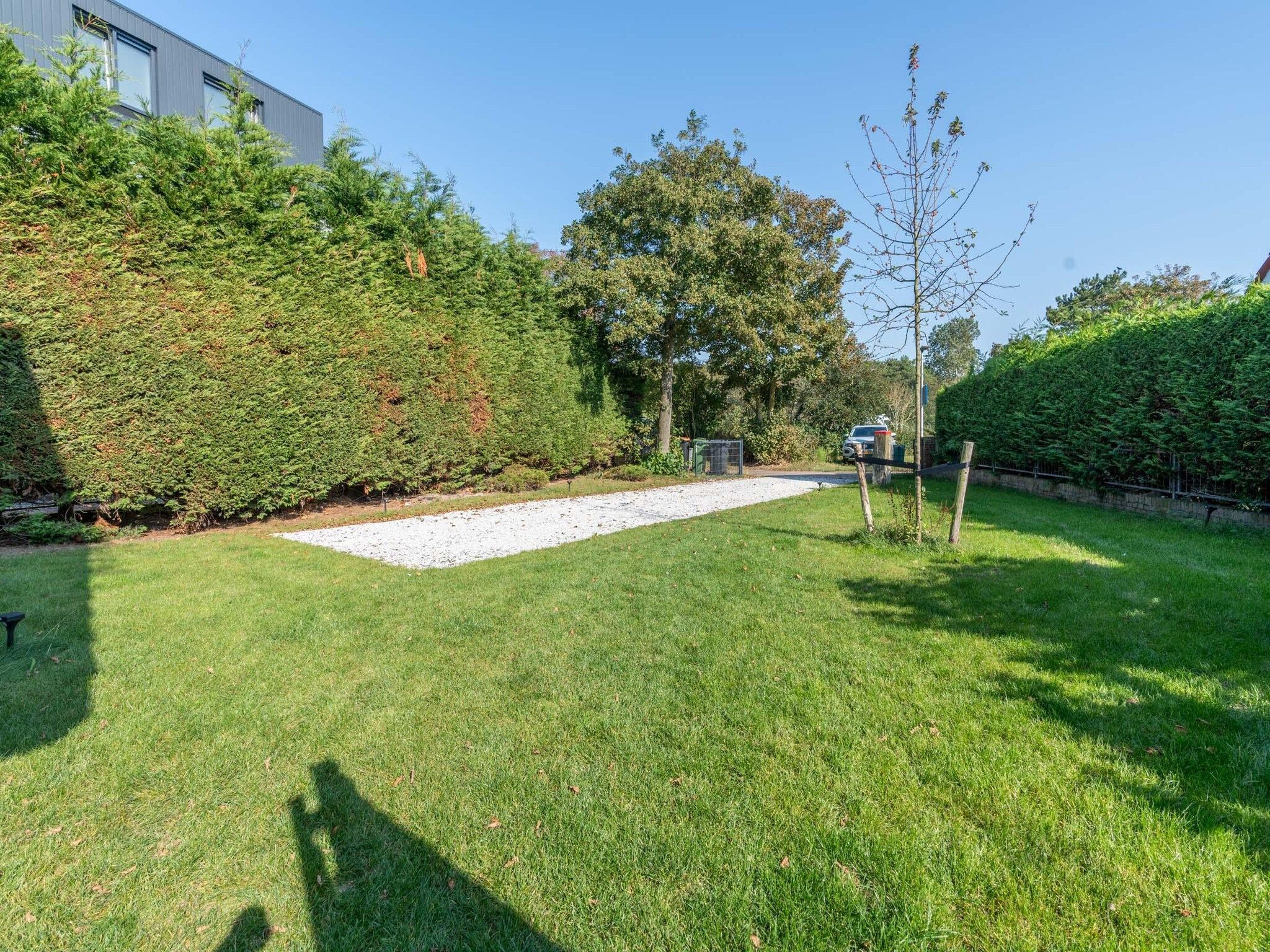 De tuin van Epelaan 34 in De Koog