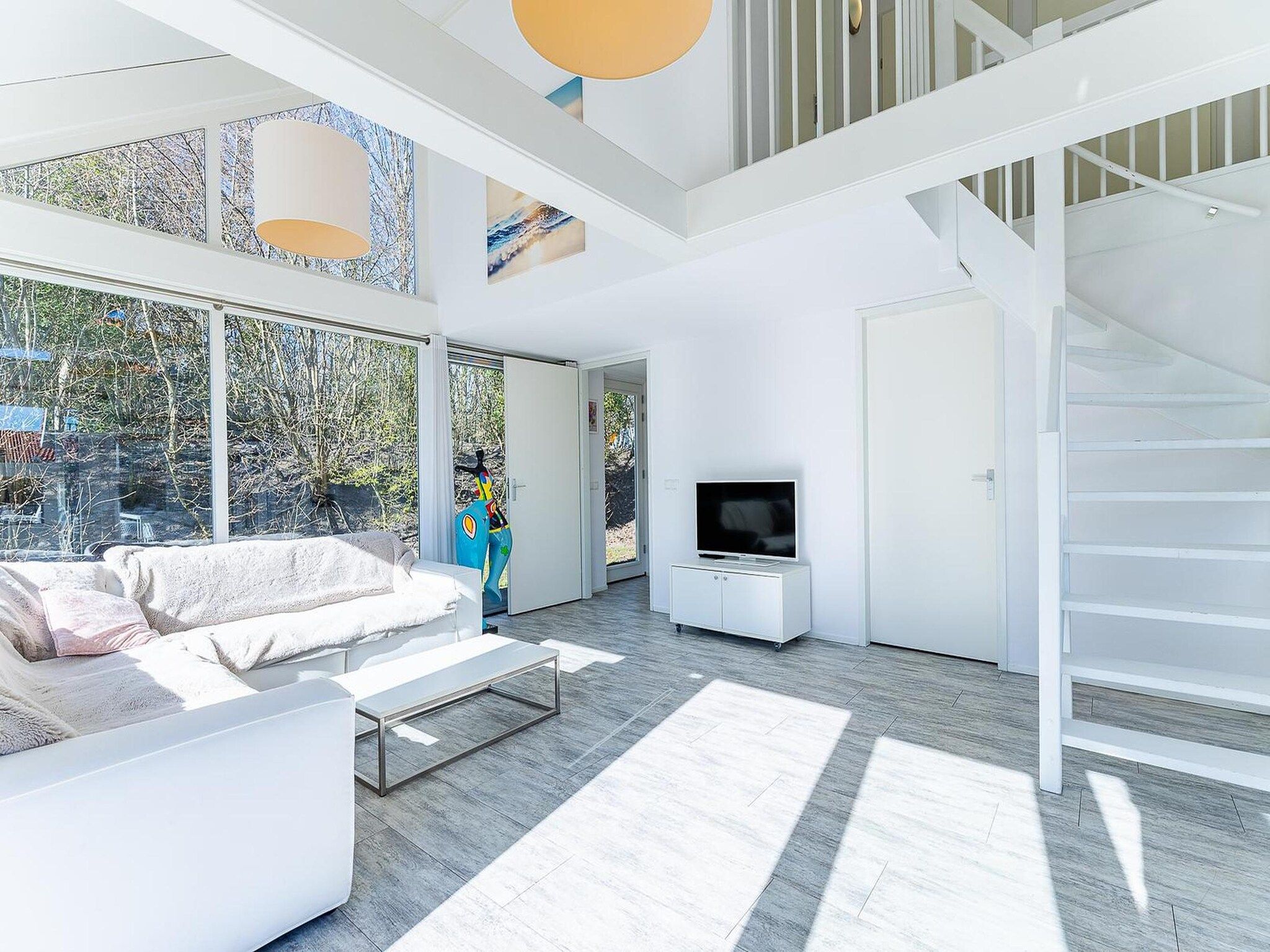 De woonkamer van Zonnedorp 4 Villa Jula Renesse | Comfortable beach villa for 6 People in Renesse