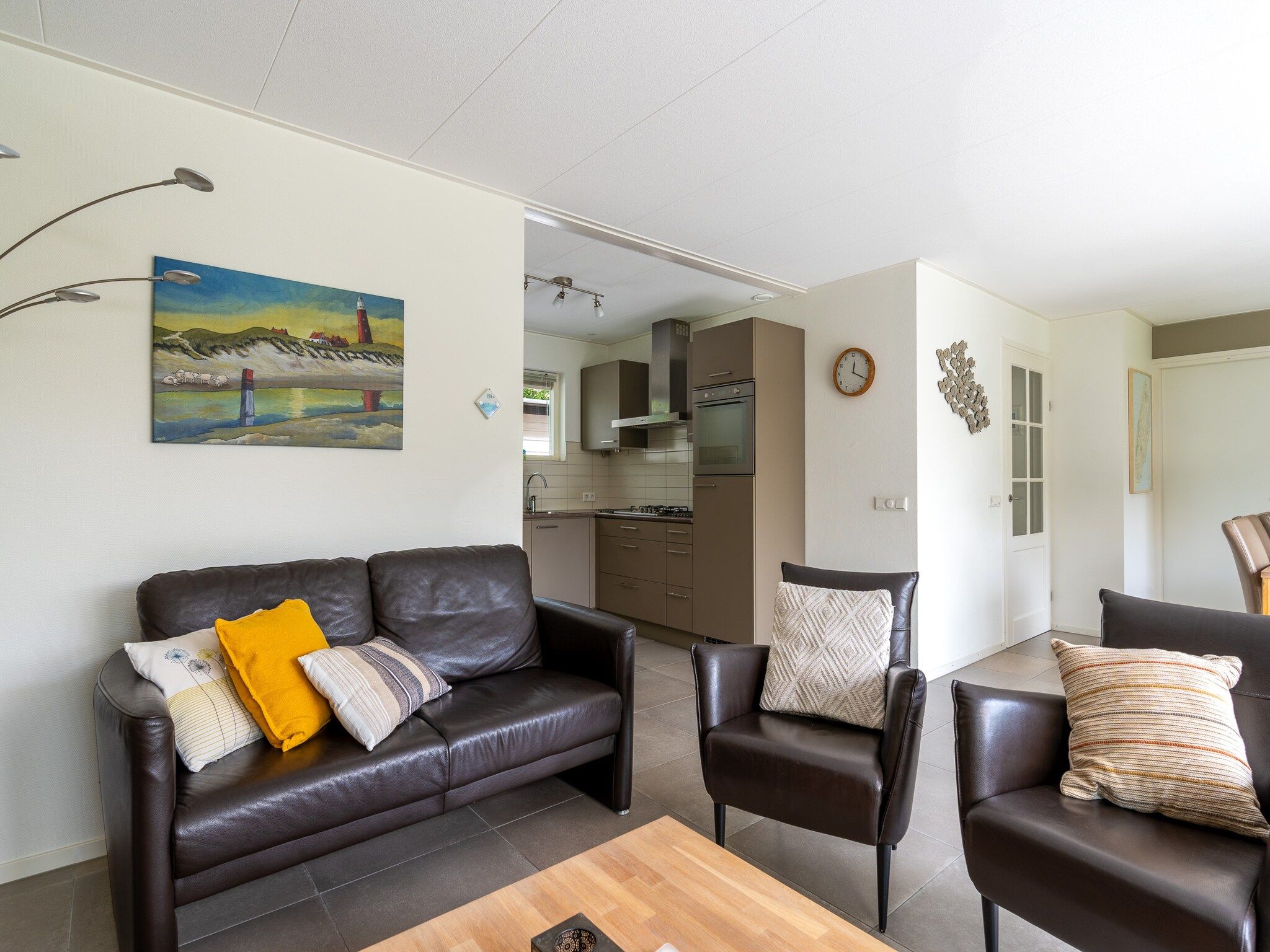 De woonkamer van Tempelierweg 23 in Den Burg