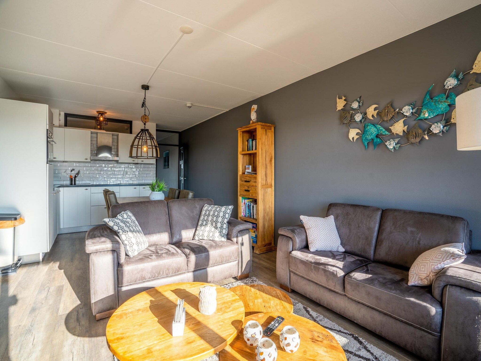 De woonkamer van Juliana 048 in De Koog