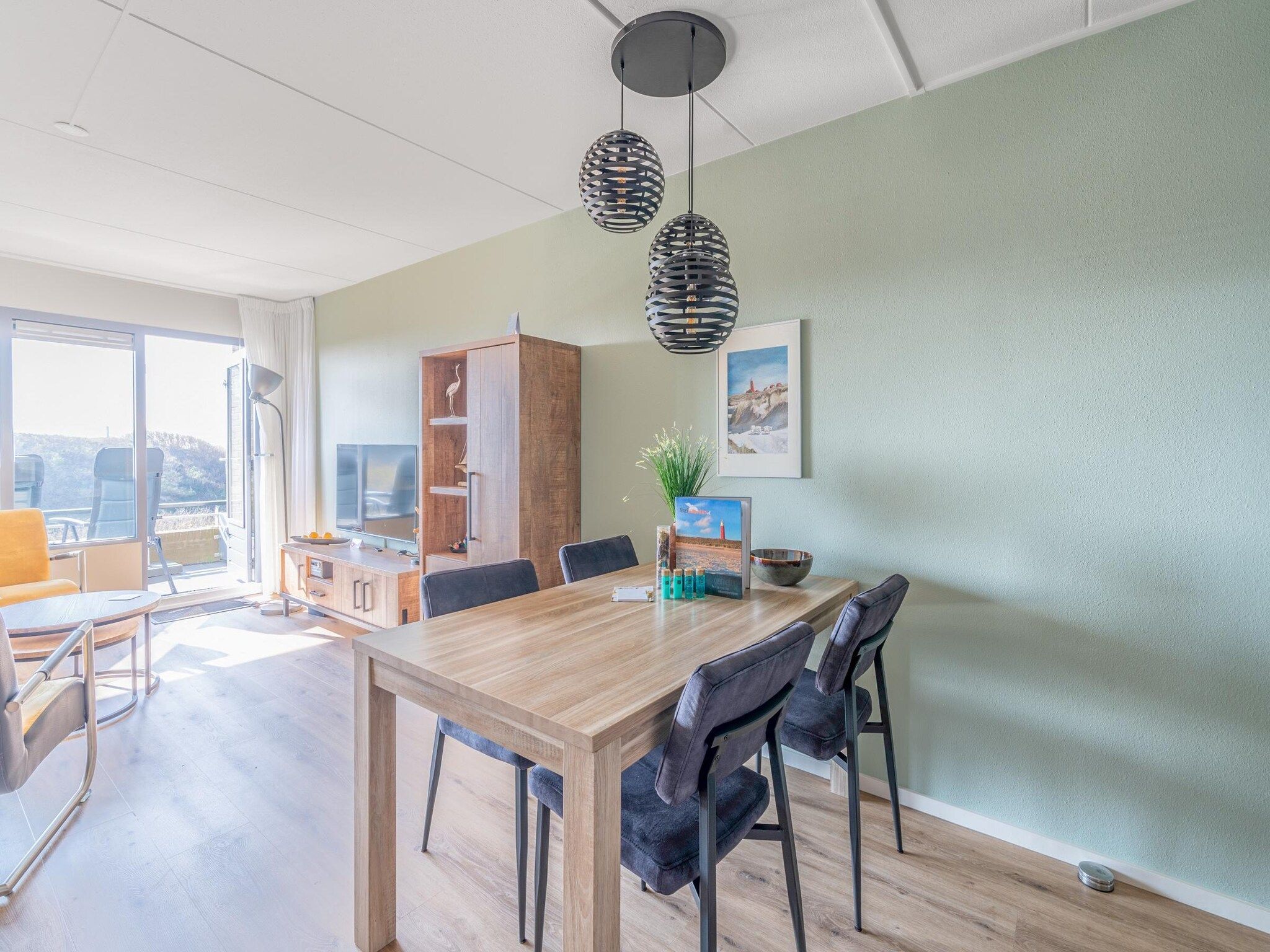 De woonkamer van Juliana 050 in De Koog