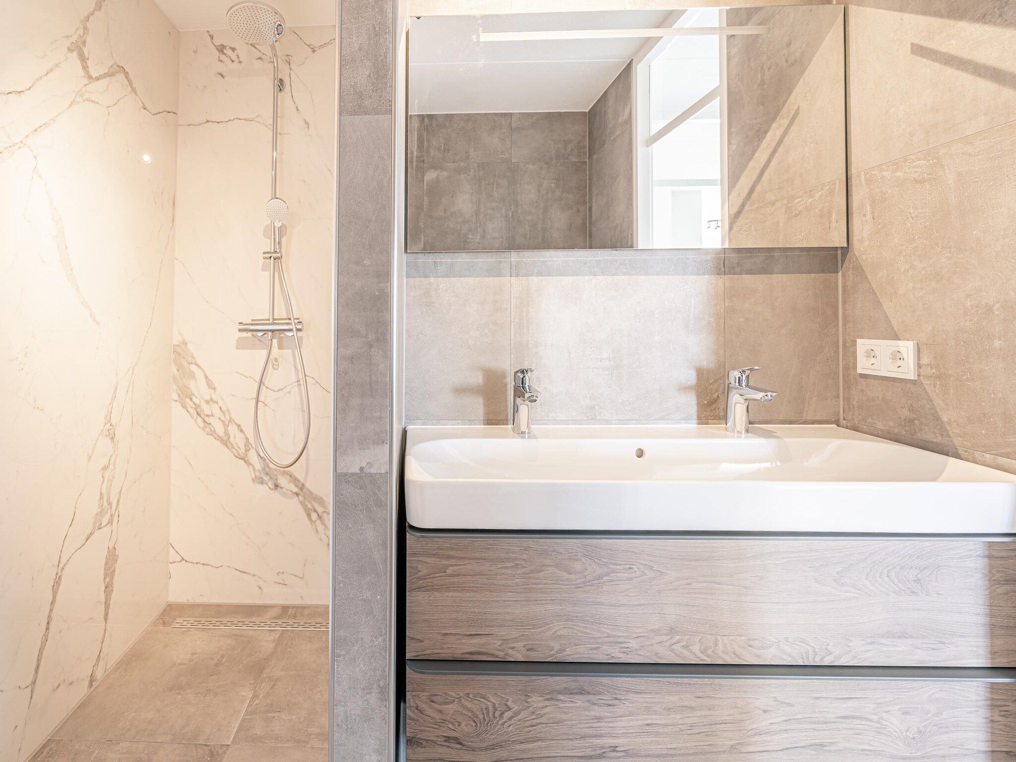 De badkamer van Juliana 150 in De Koog