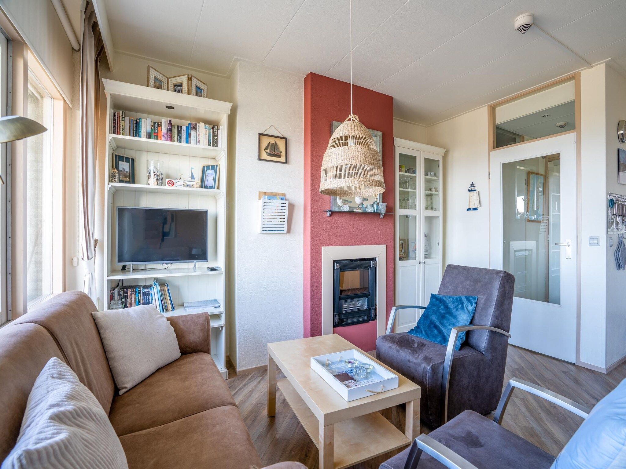 De woonkamer van Juliana 158 in De Koog