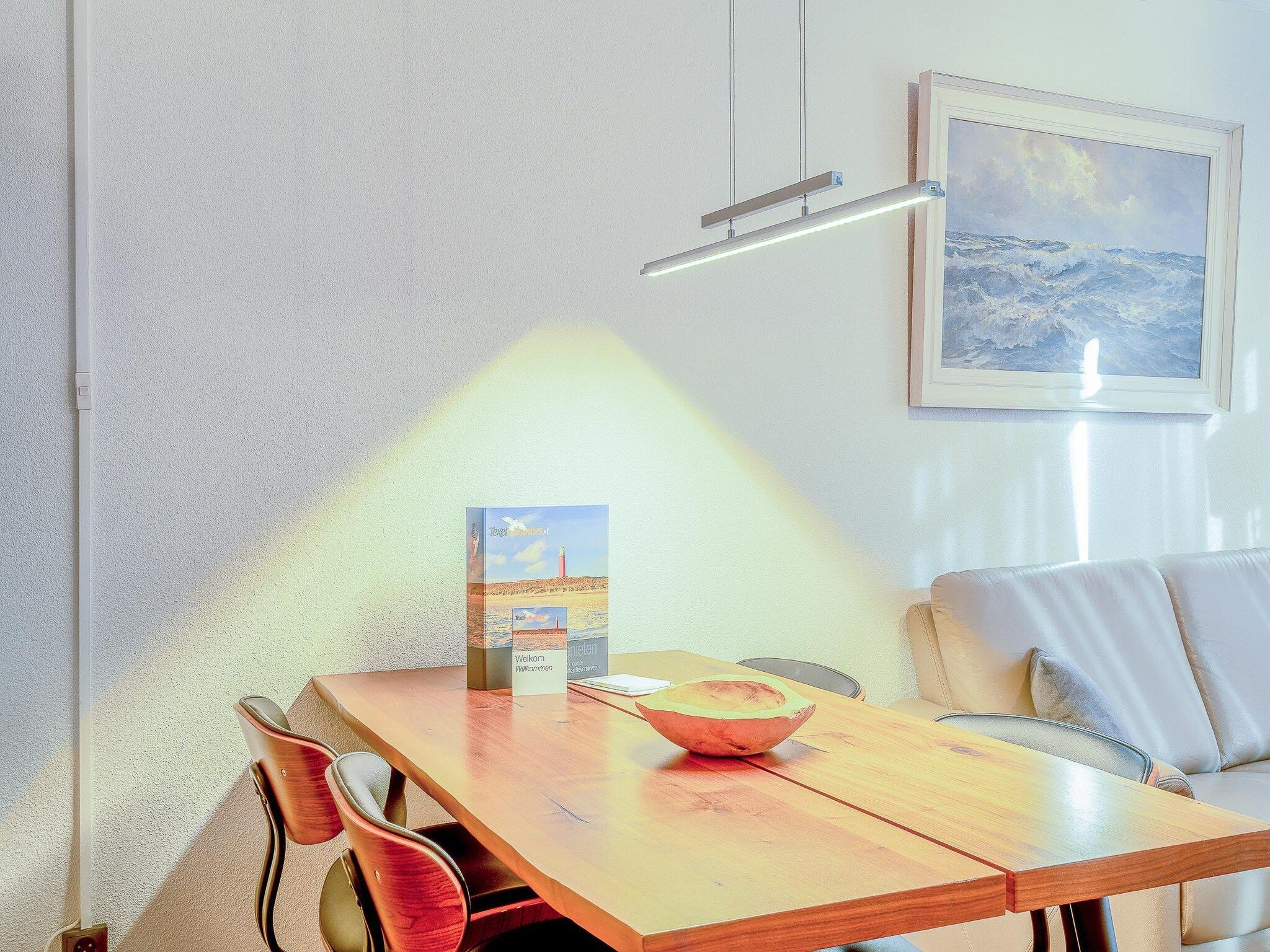 De eetkamer van Juliana 078 in De Koog