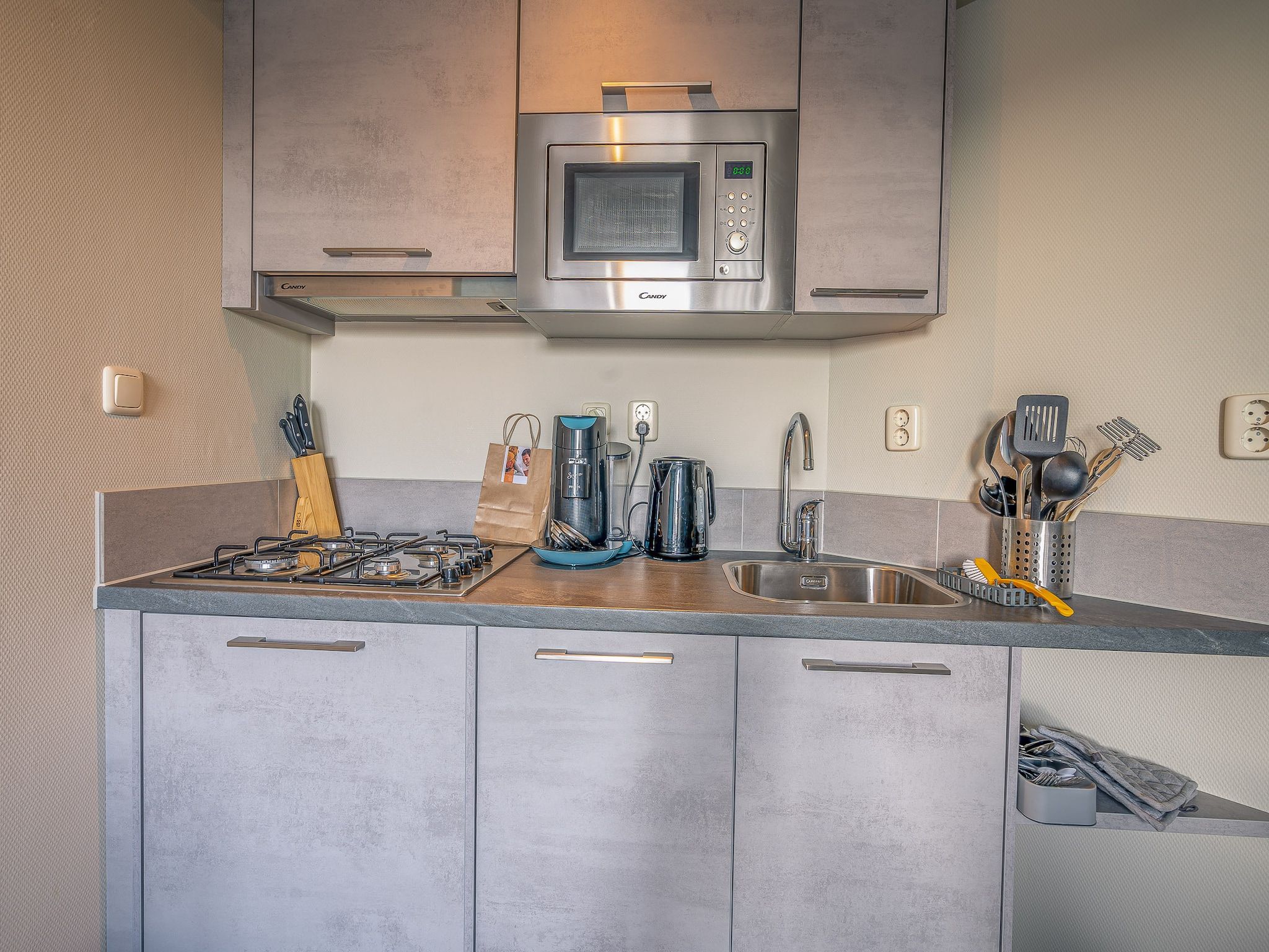 De keuken van Zeedistel 24 in De Koog