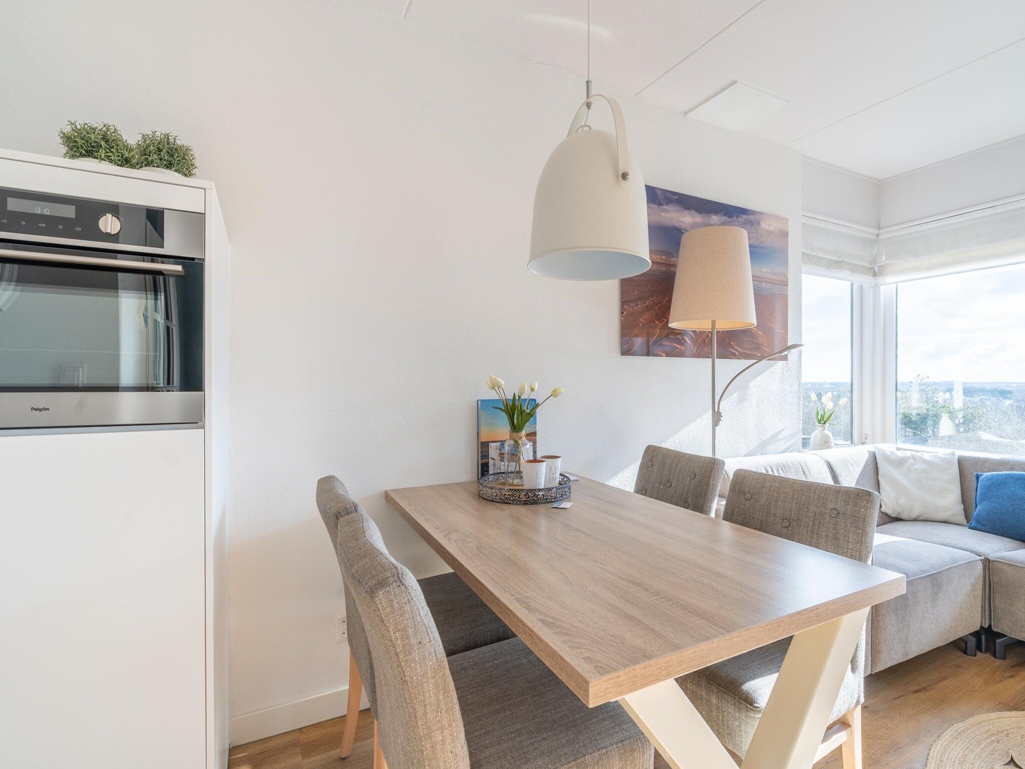 De woonkamer van Juliana 080 in De Koog