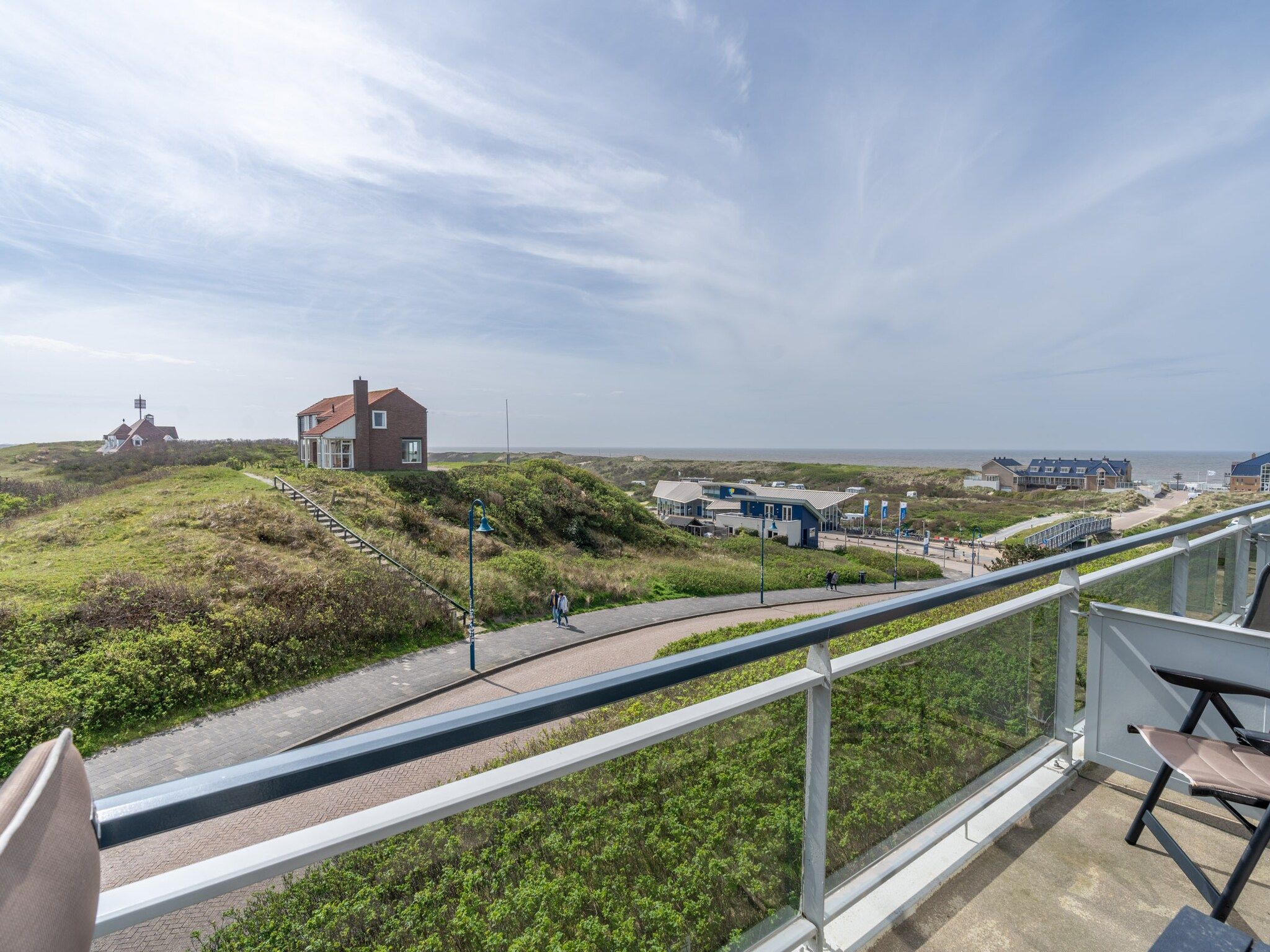 Het uitzicht vanaf Juliana 088 in De Koog