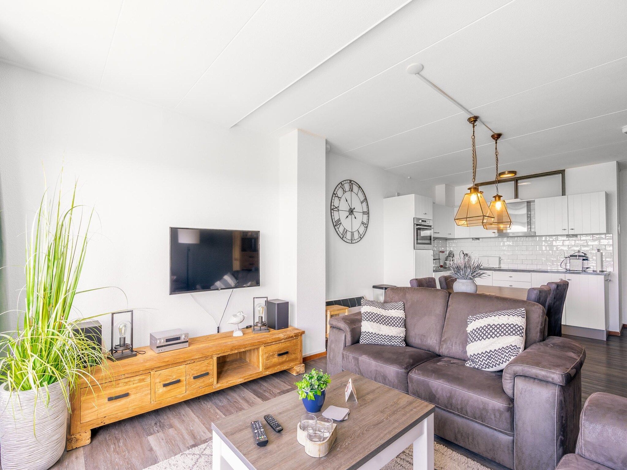 De woonkamer van Juliana 094 in De Koog