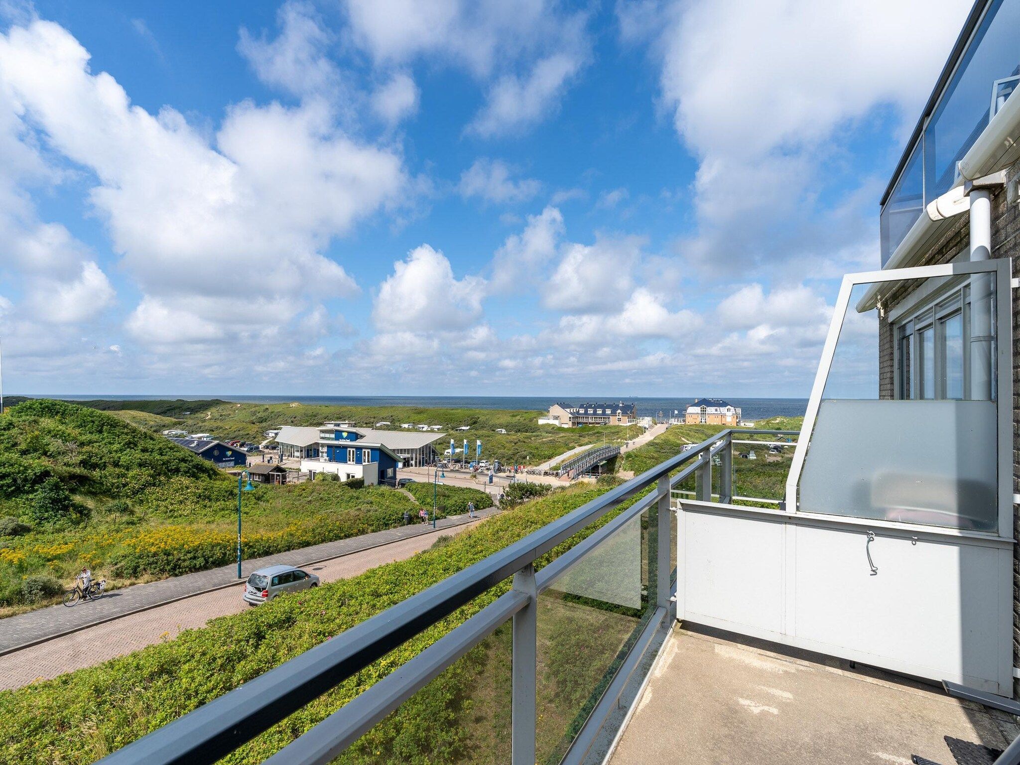 Het uitzicht vanaf Juliana 096 in De Koog