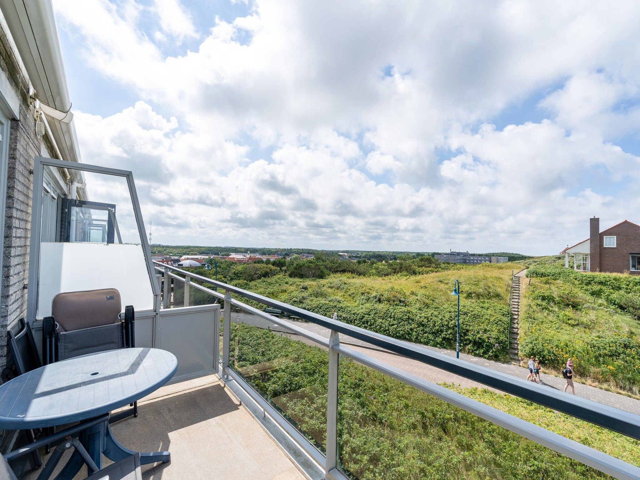 Het uitzicht vanaf Juliana 096 in De Koog