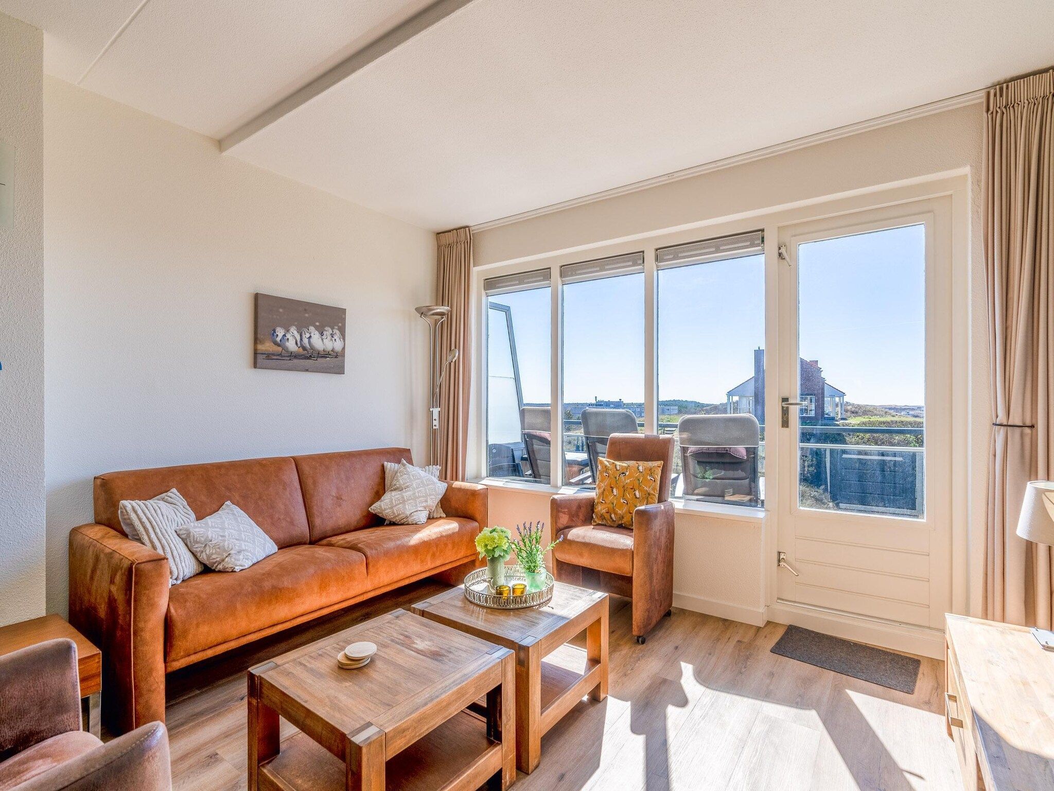 De woonkamer van Juliana 098 in De Koog