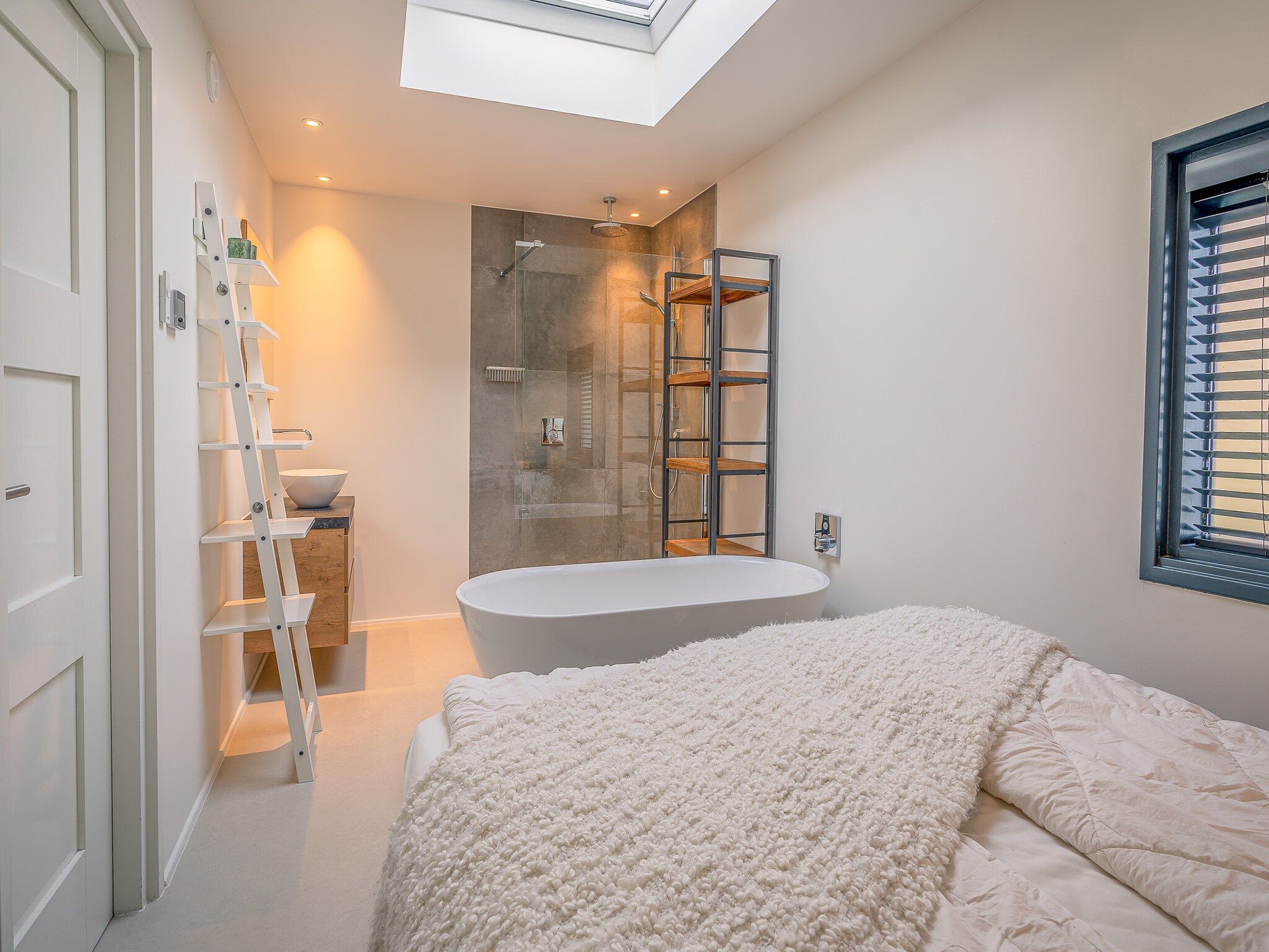 Een slaapkamer van Brink 15 in De Koog