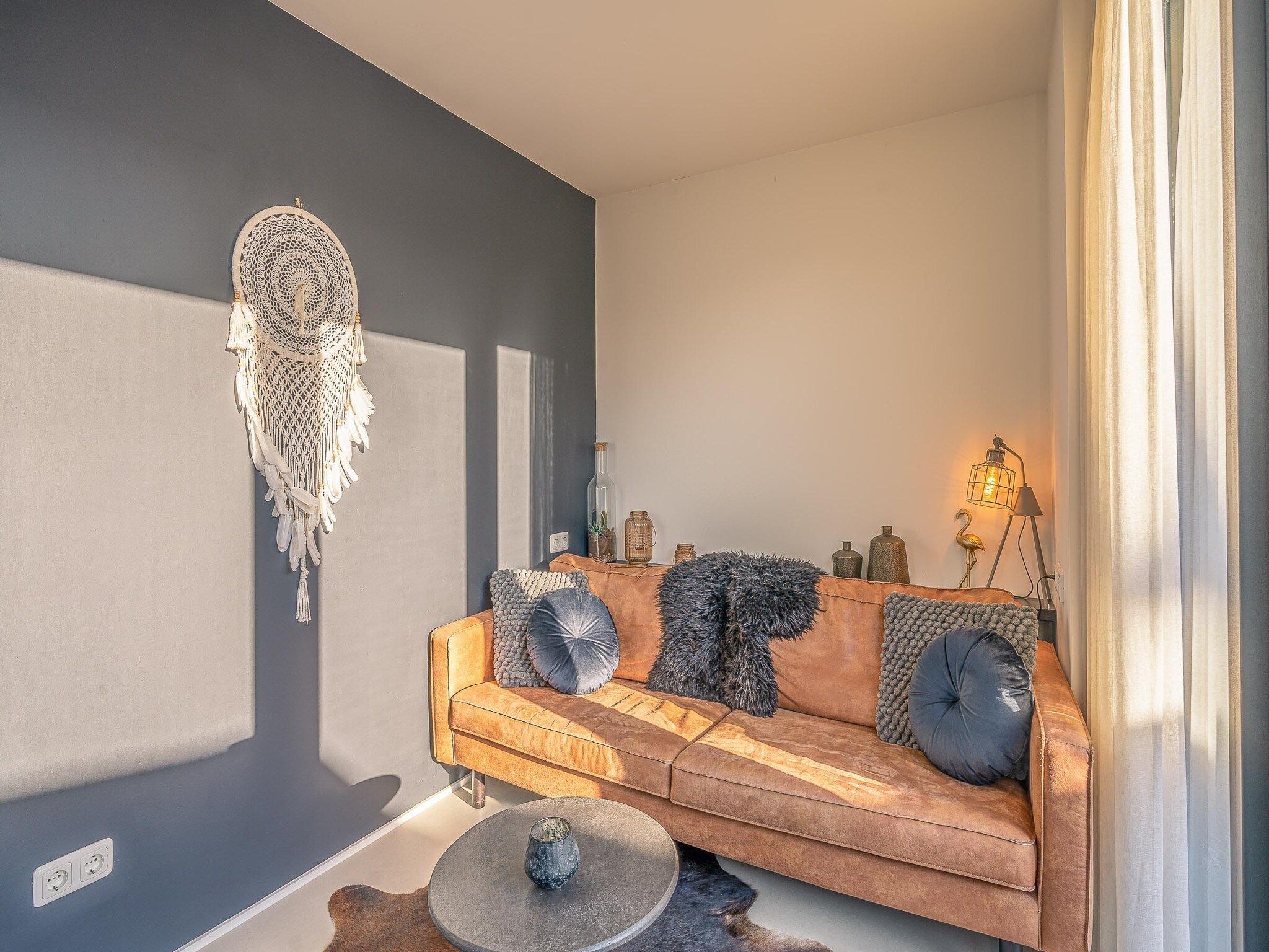 De woonkamer van Brink 15 in De Koog