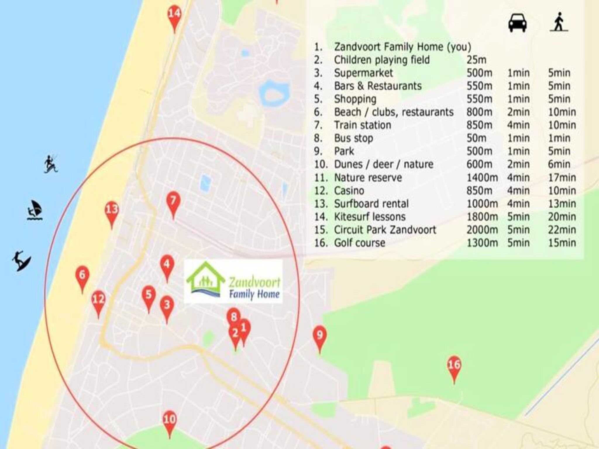 Agr&eacute;able Maison Familiale (parking Gratuit) in Zandvoort - Foto 37 van 41