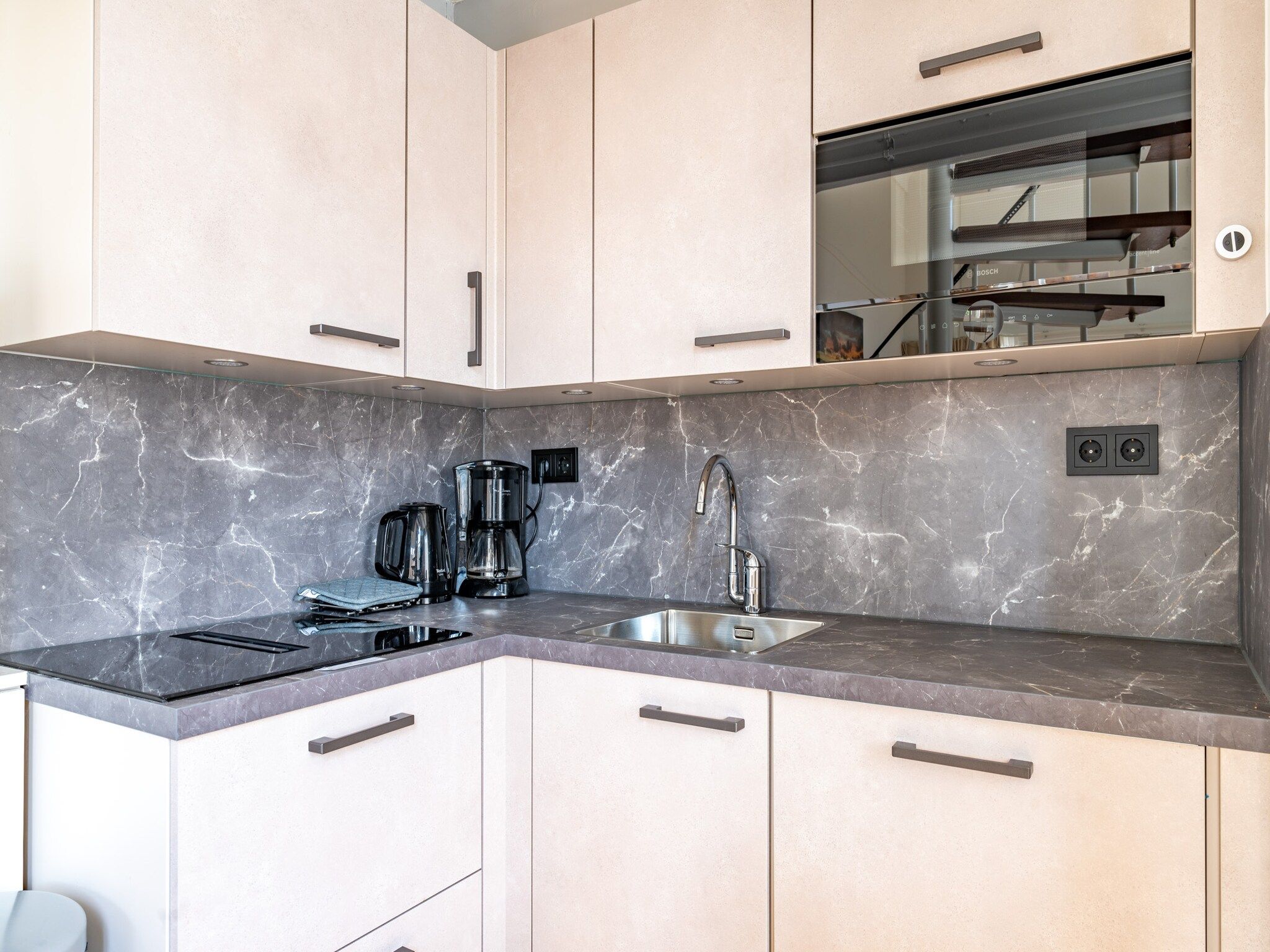 De keuken van Plevierstraat 3A in De Koog