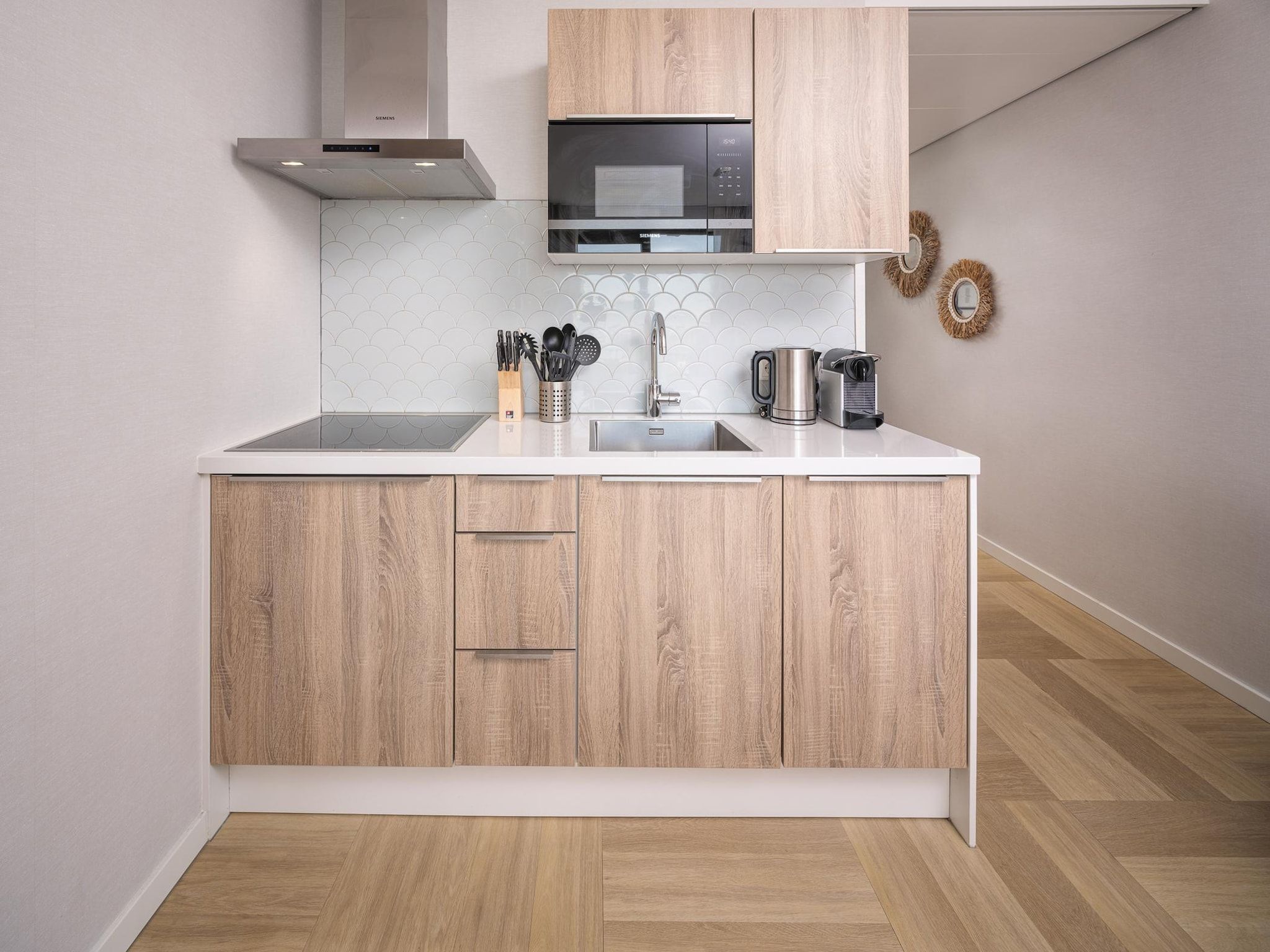De keuken van Luxury Beach Studio | 2 Pers. in Workum