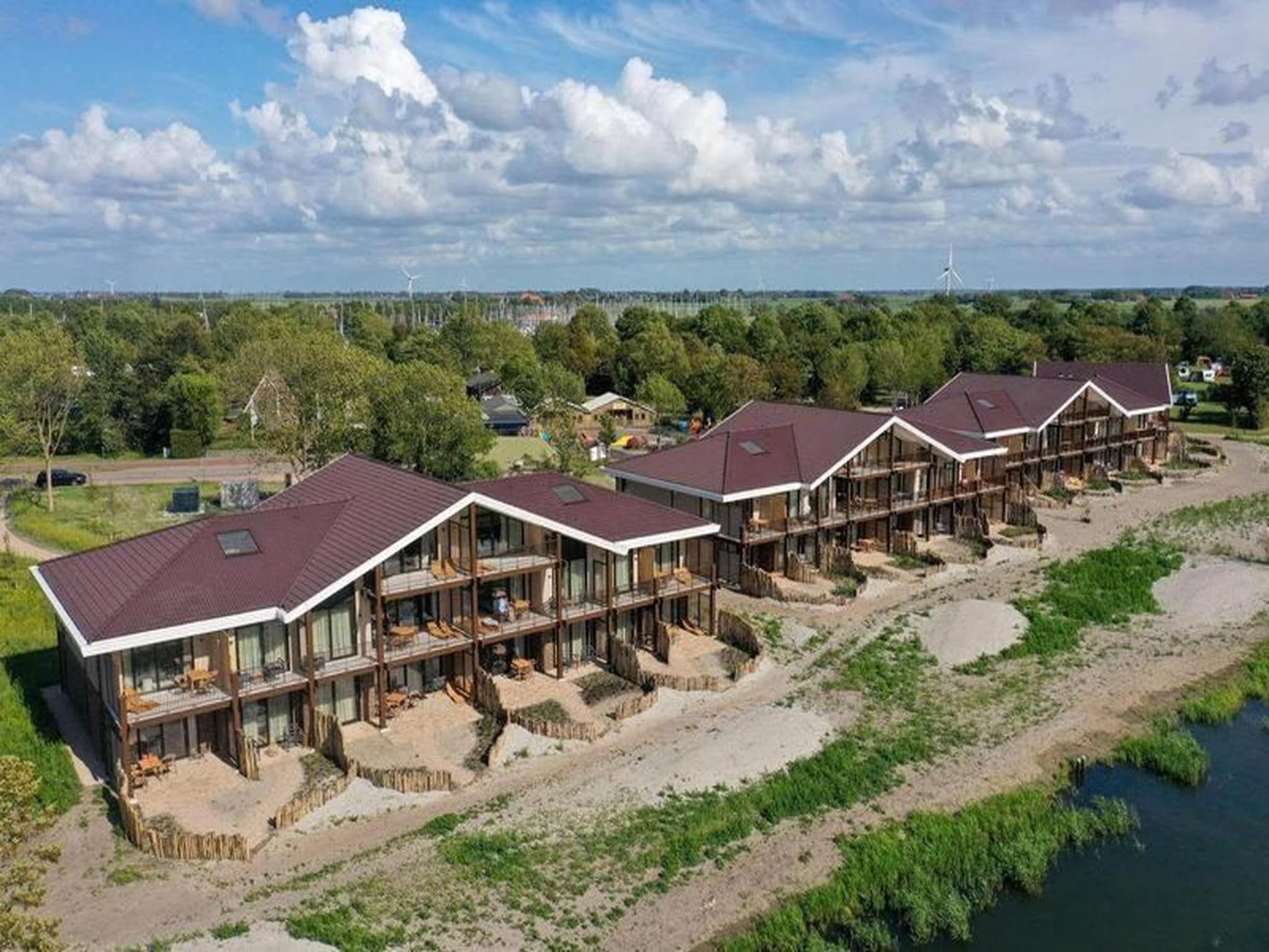 De buitenkant van Luxury Beach Apartment | 4+2 Pers. in Workum