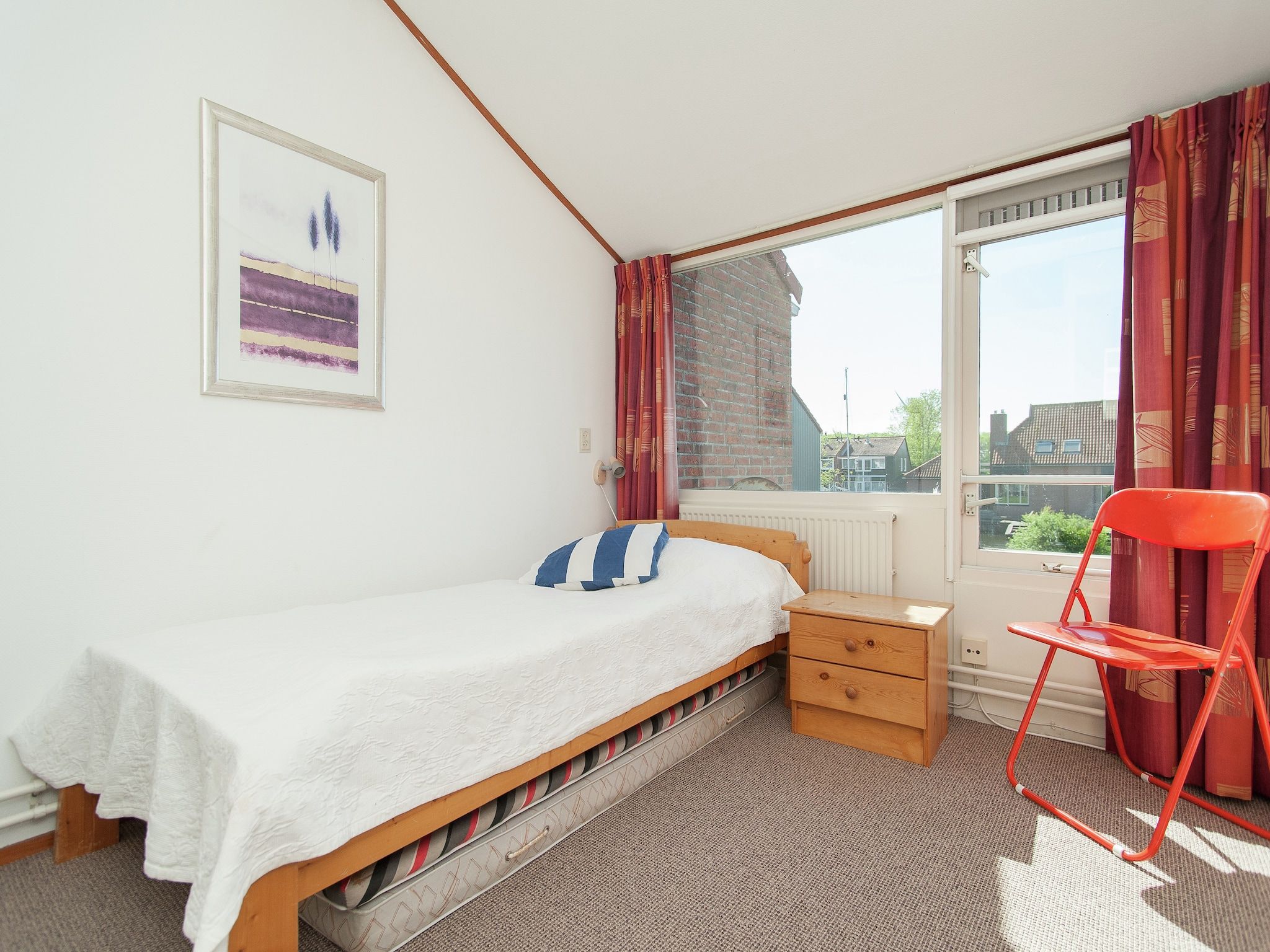 Een slaapkamer van De Waske in Warns