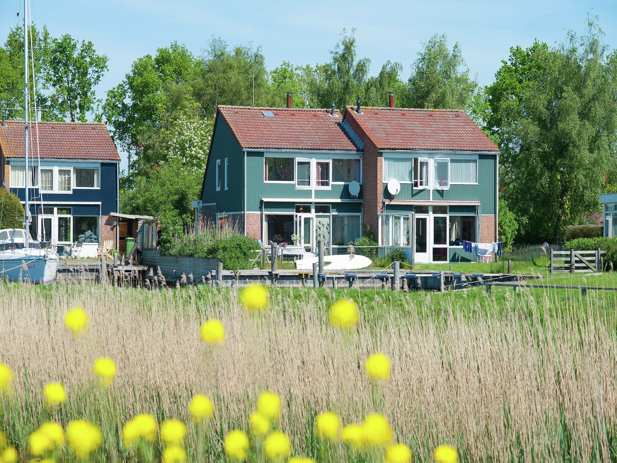 De buitenkant van De Waske in Warns