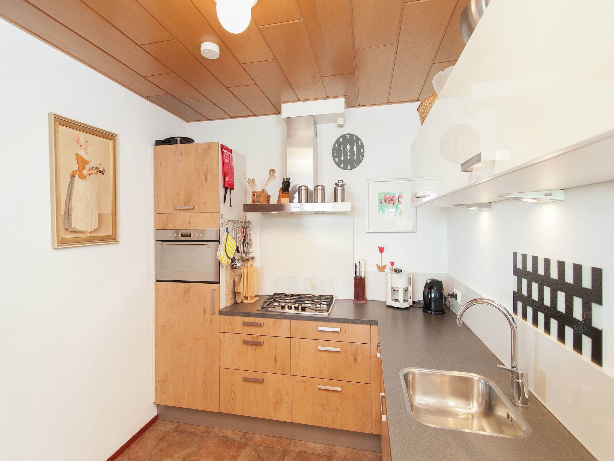 De keuken van De Waske in Warns