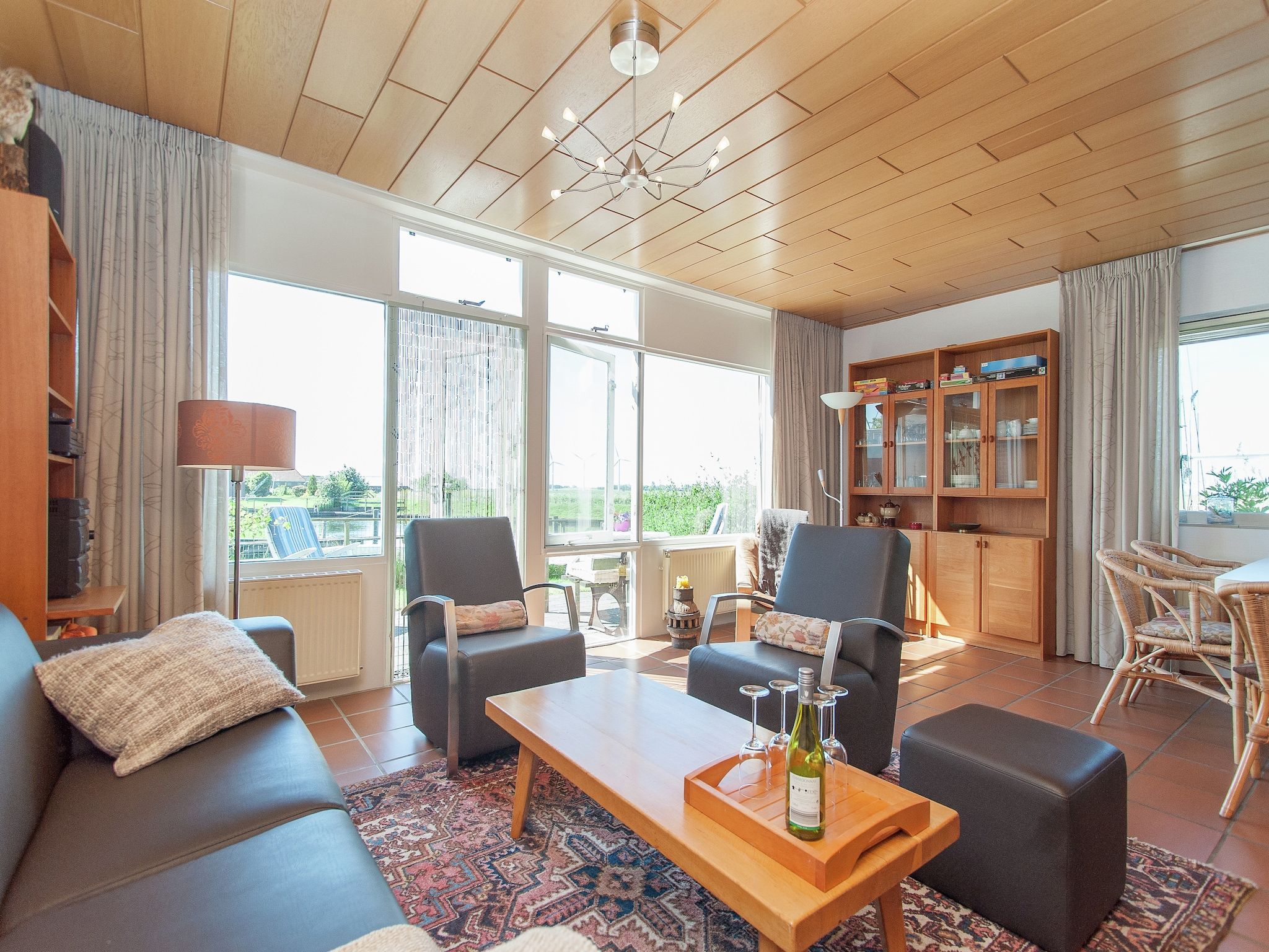 De woonkamer van De Waske in Warns