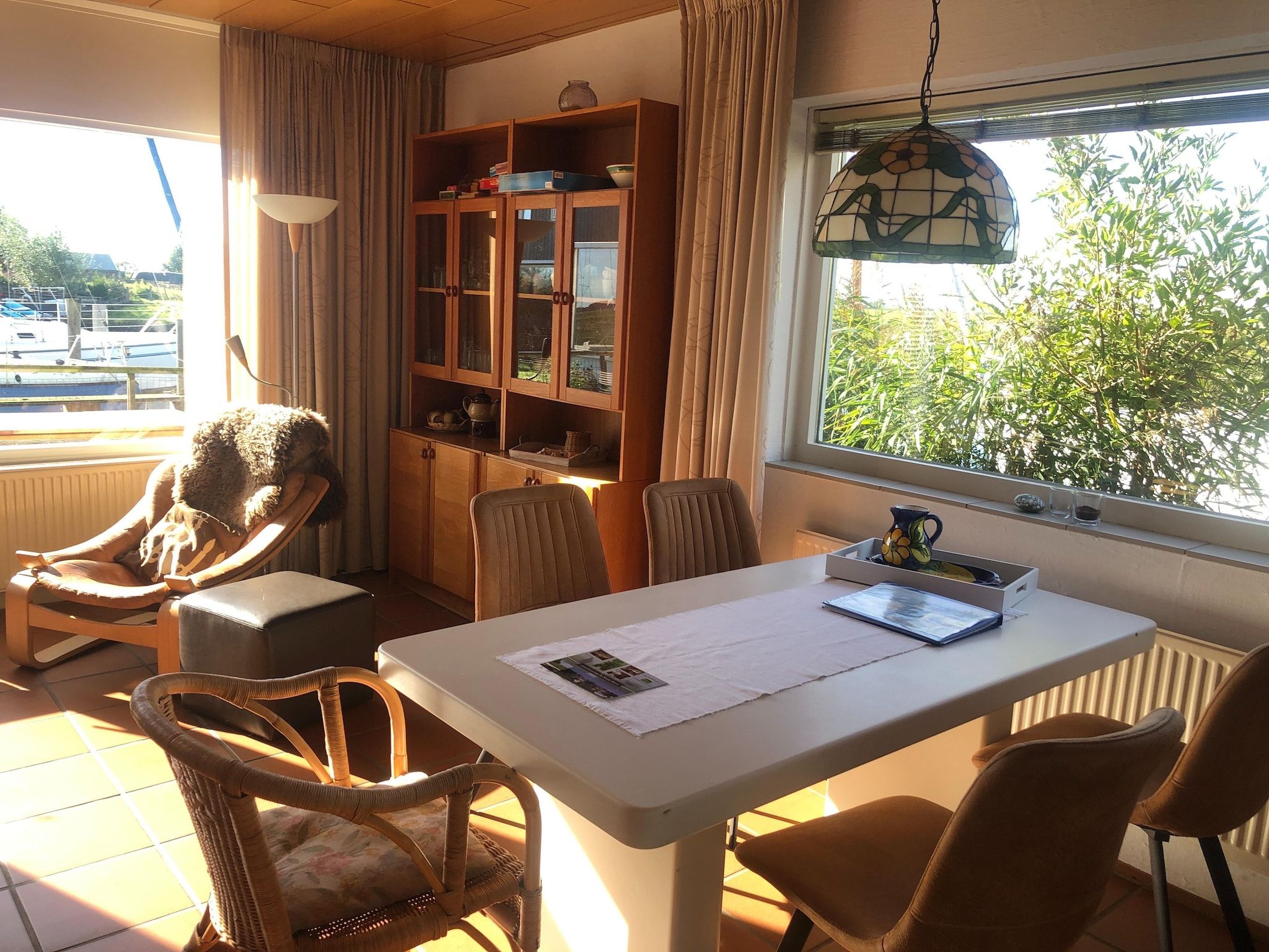 De eetkamer van De Waske in Warns