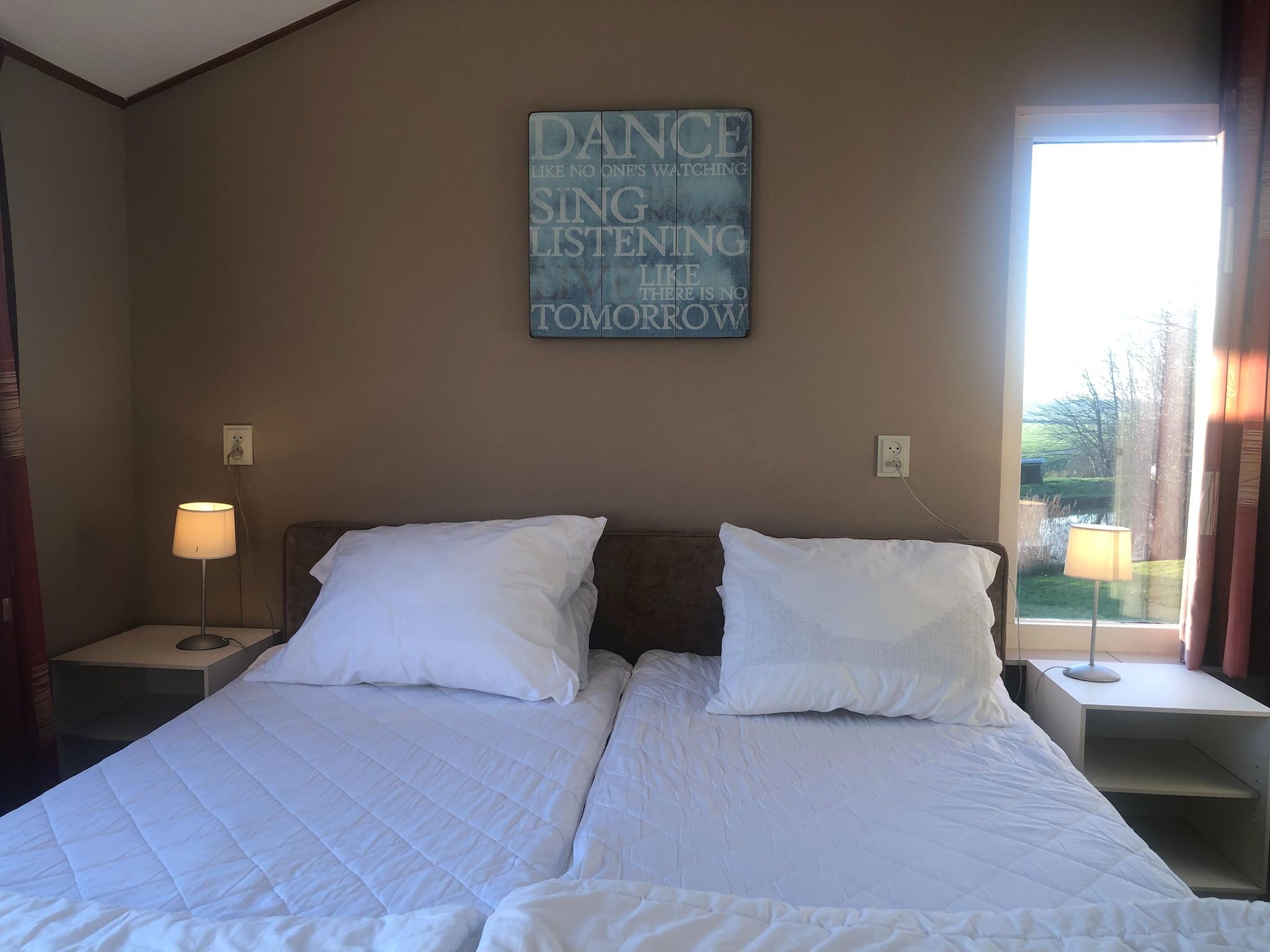 Een slaapkamer van De Waske in Warns