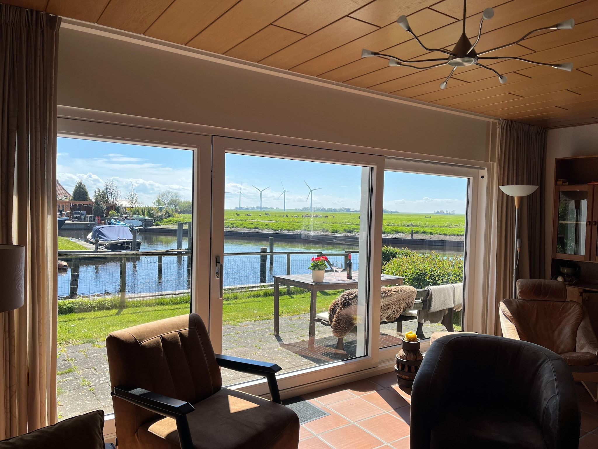 De woonkamer van De Waske in Warns