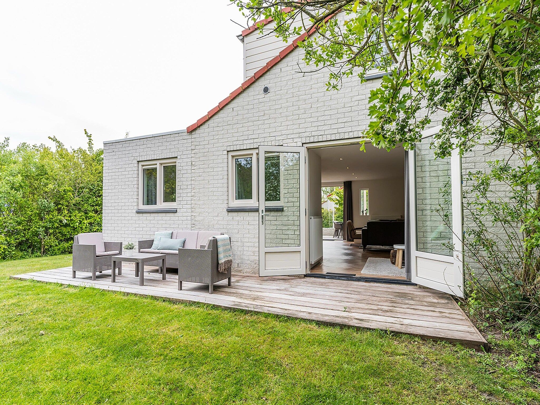 Het terras van Noorderlicht in De Cocksdorp