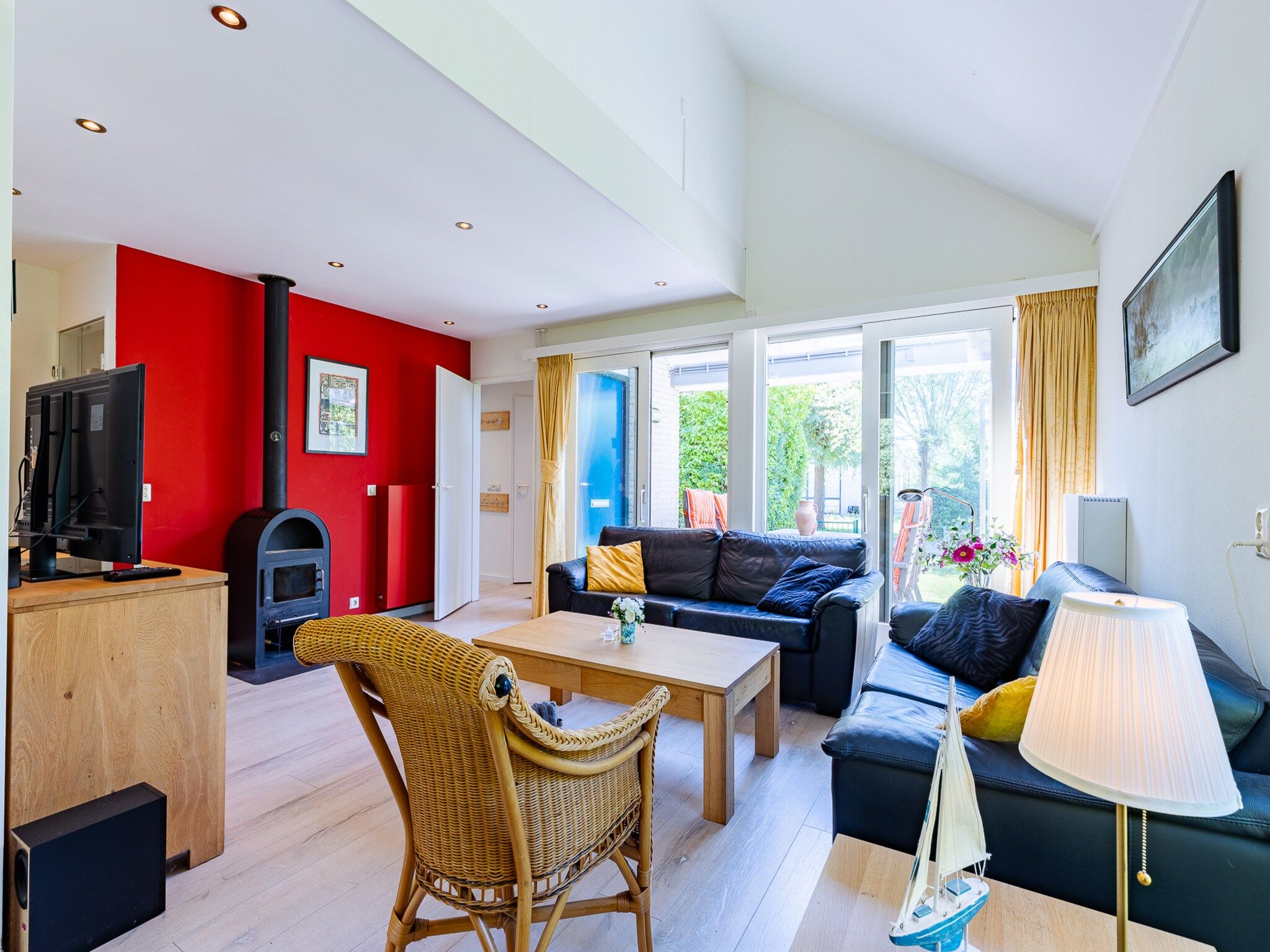 De woonkamer van Vakantiewoning - Westduin 6 I Vlissingen 'Zilt en zand' in Vlissingen