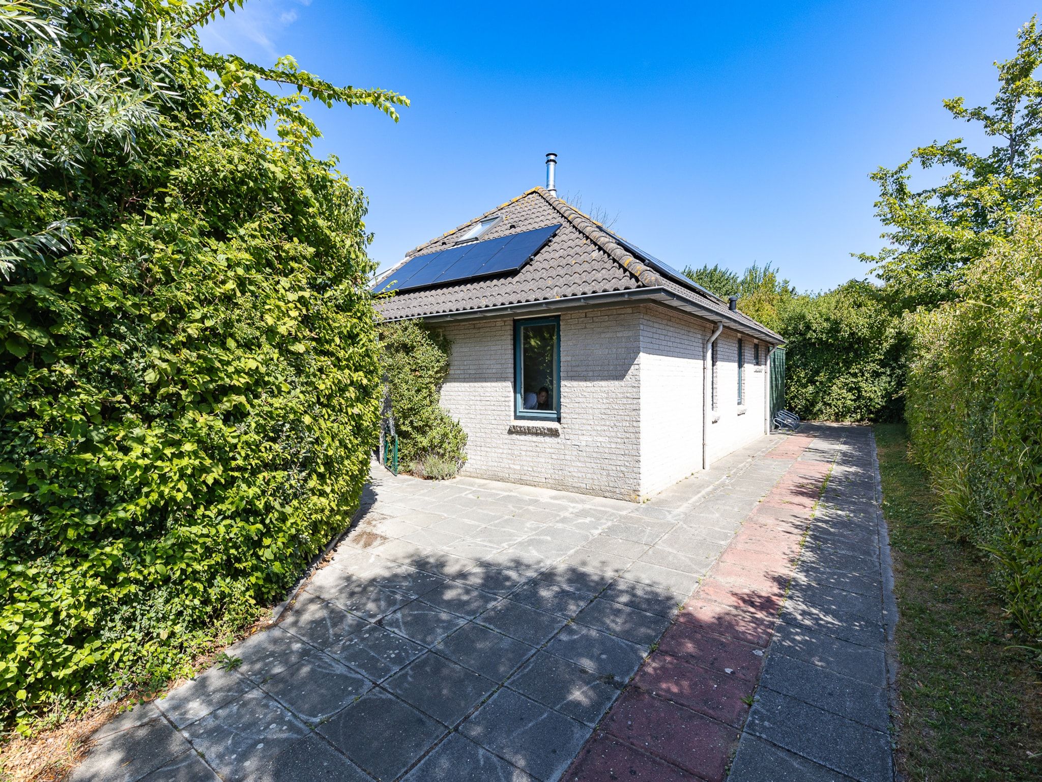 De tuin van Vakantiewoning - Westduin 6 I Vlissingen 'Zilt en zand' in Vlissingen