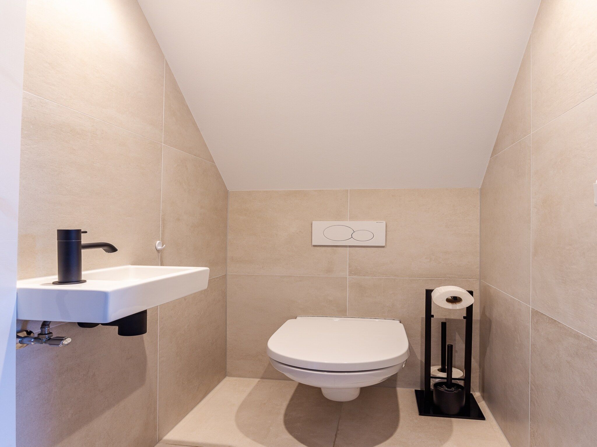 De badkamer van Holiday home - Schoolstraat 6a | Vrouwenpolder in Vrouwenpolder