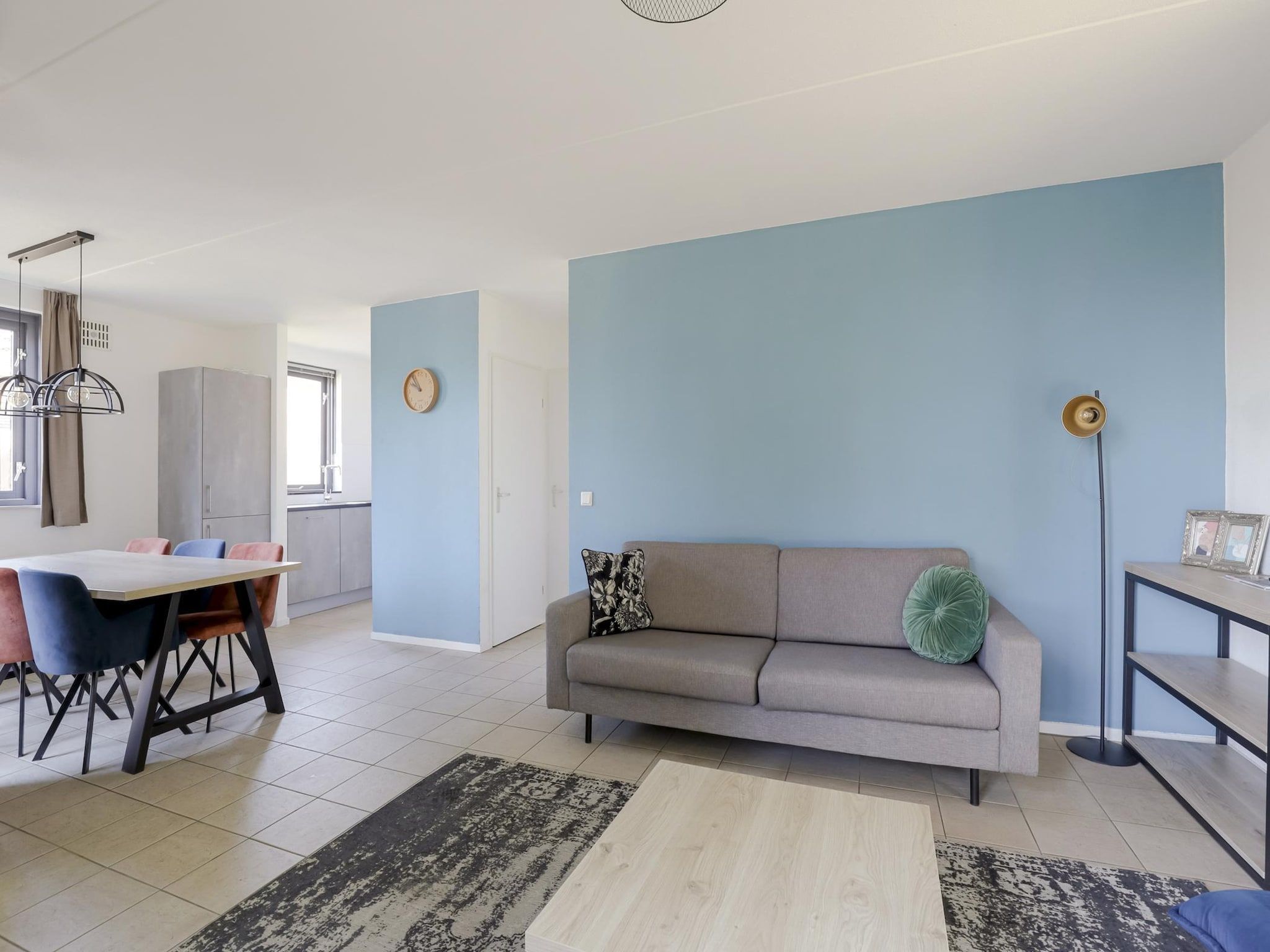 De woonkamer van 7 - Persoons Forest 217 Sauna Bungalow (copy) (copy) in Ewijk