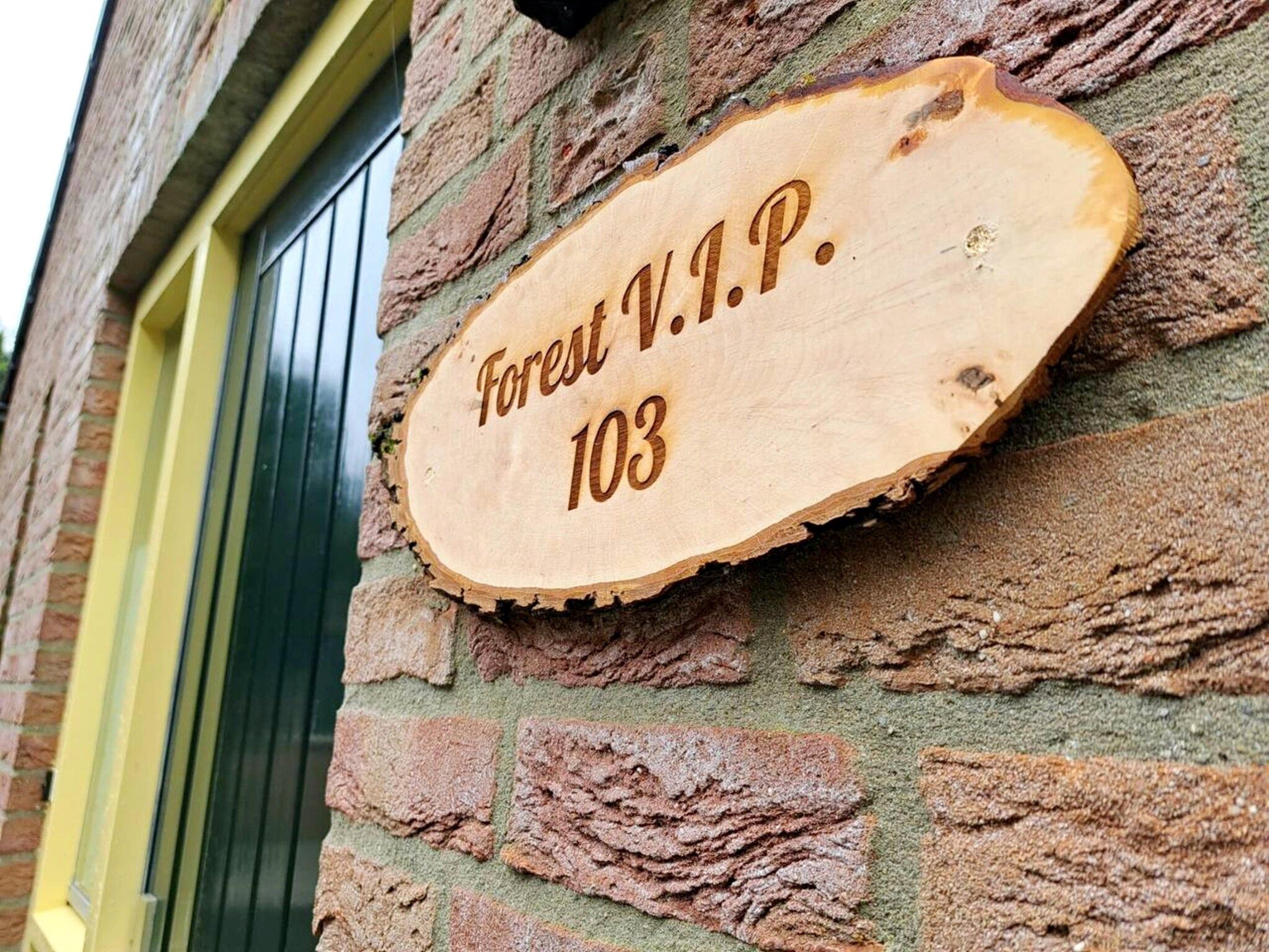 De buitenkant van 7 - Persoons Forest 217 Sauna Bungalow (copy) (copy) (copy) in Ewijk