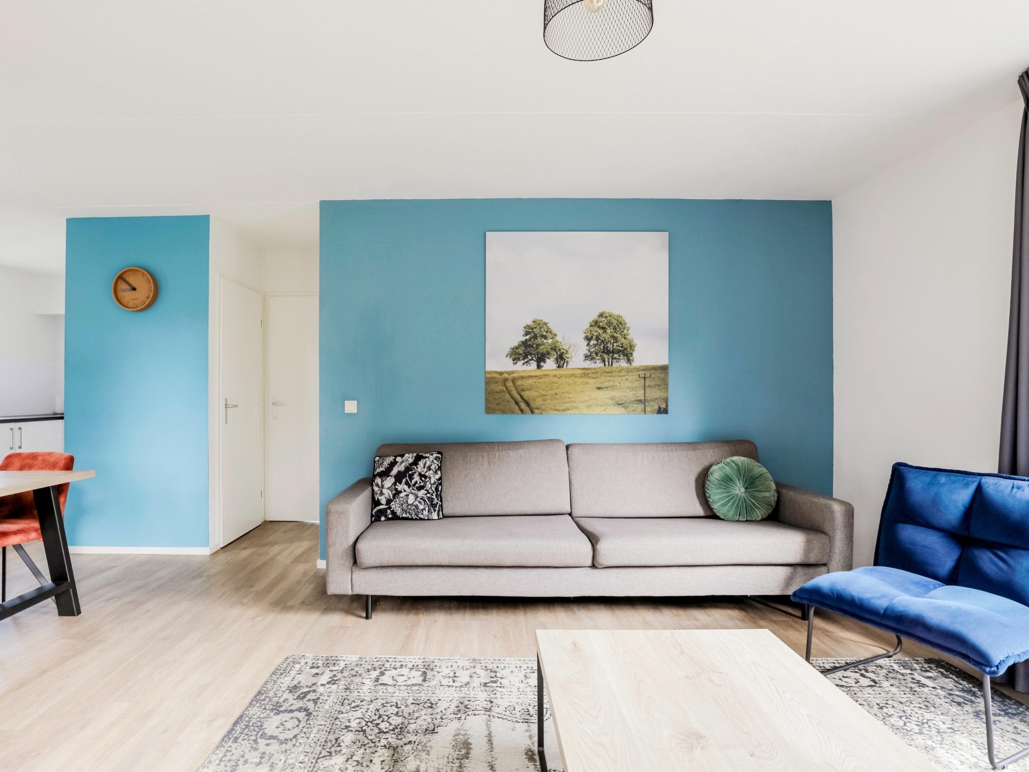 De woonkamer van 7 - Persoons Forest 217 Sauna Bungalow (copy) (copy) (copy) in Ewijk