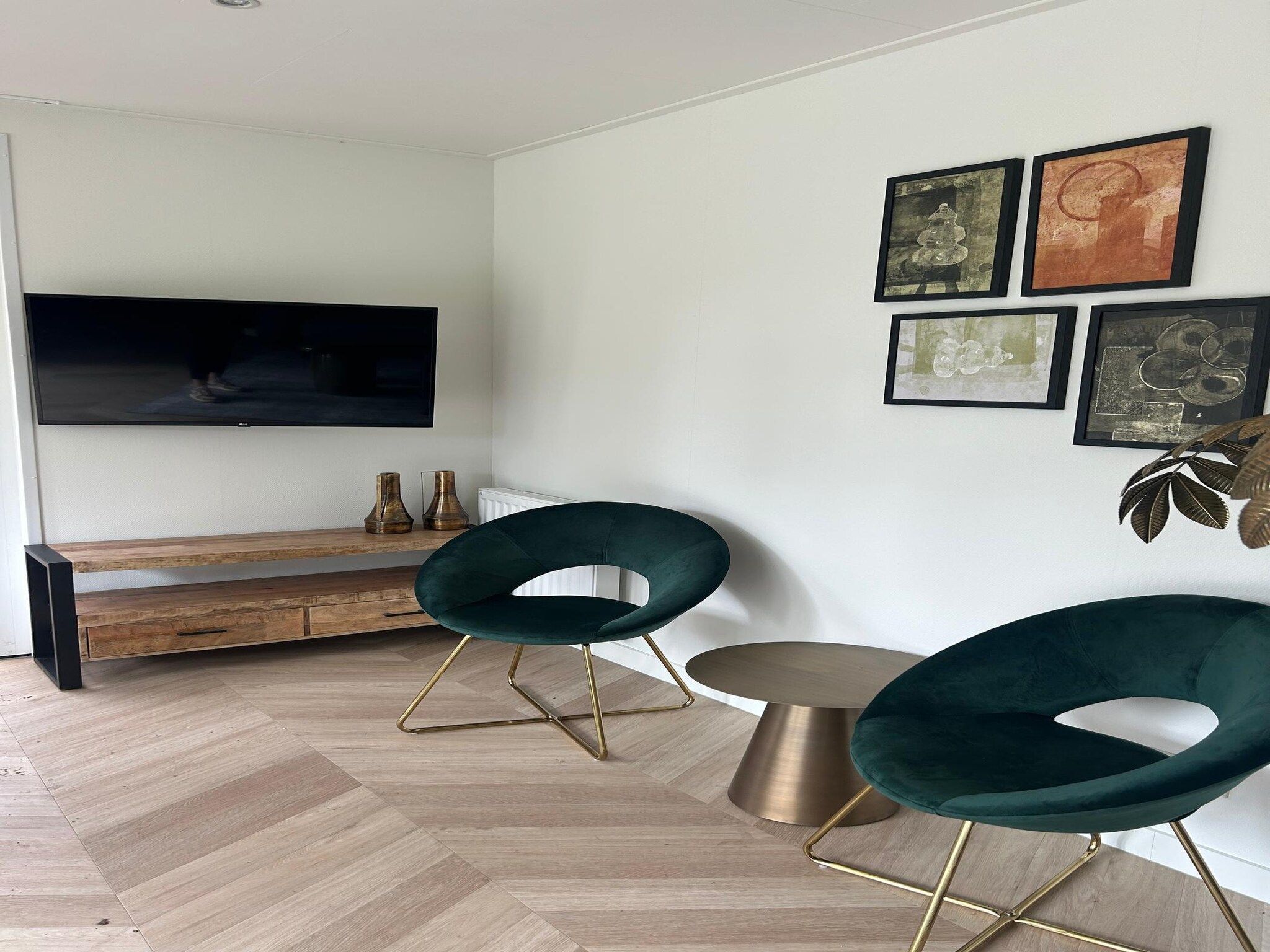 De woonkamer van De Steppe 8 pax - 2 in Ulicoten